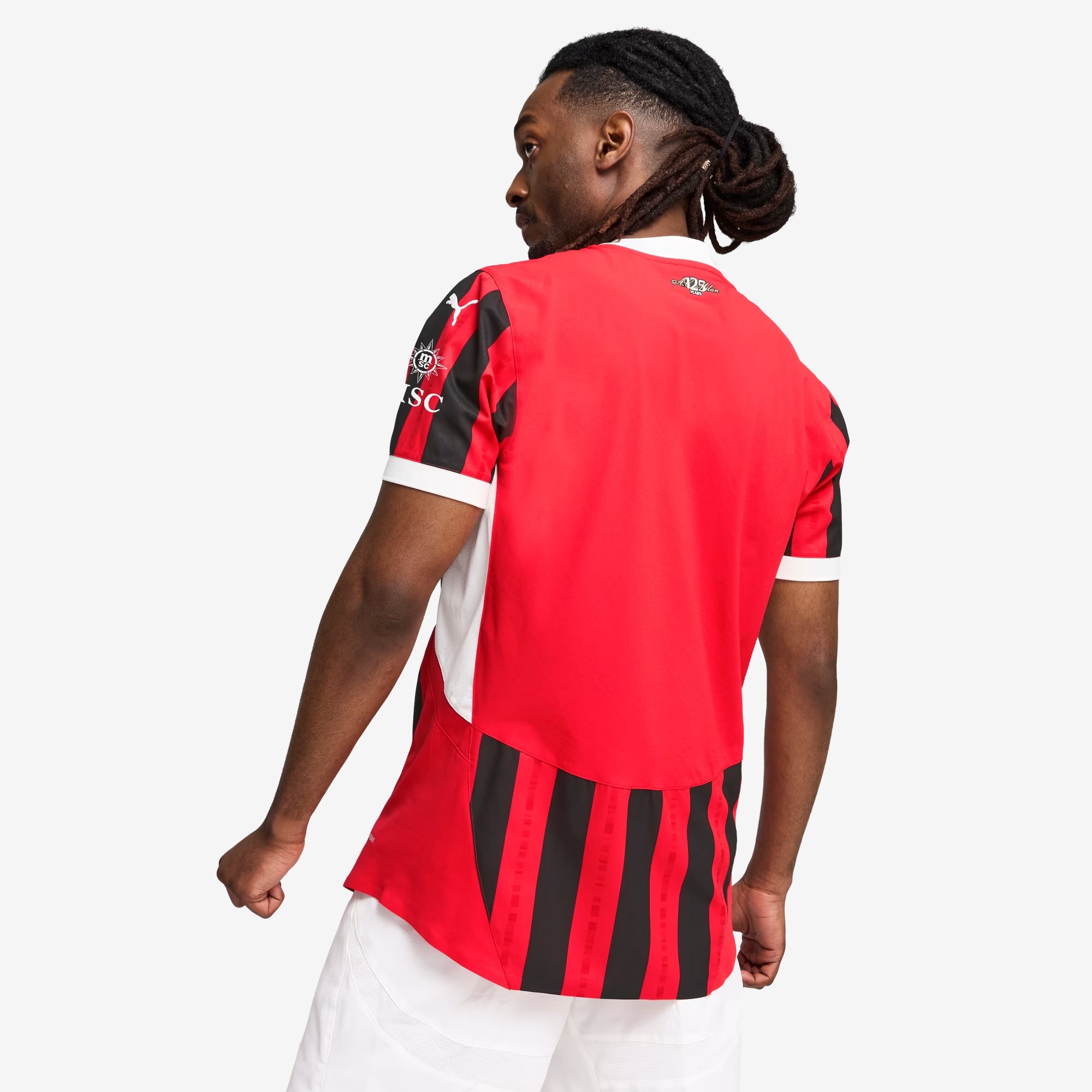 PUMA AC Milan 2024/25 Match Home Men's dryCELL Soccer Authentic Jersey - For All Time Red-PUMA Black