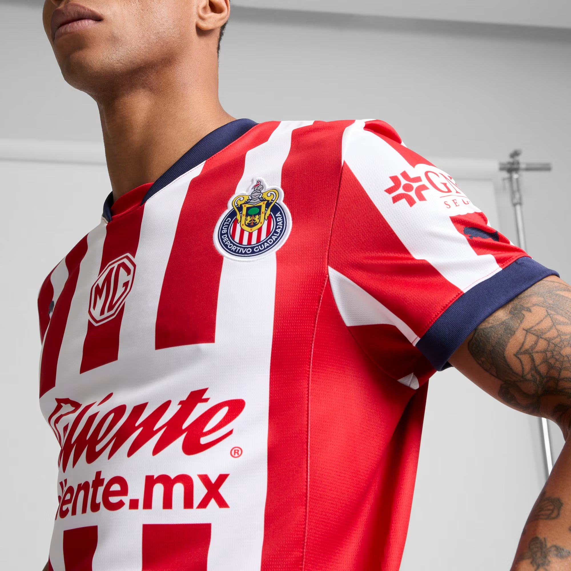 PUMA Chivas 2024/25 Stadium Home Men's dryCELL Soccer Replica Jersey - PUMA Red