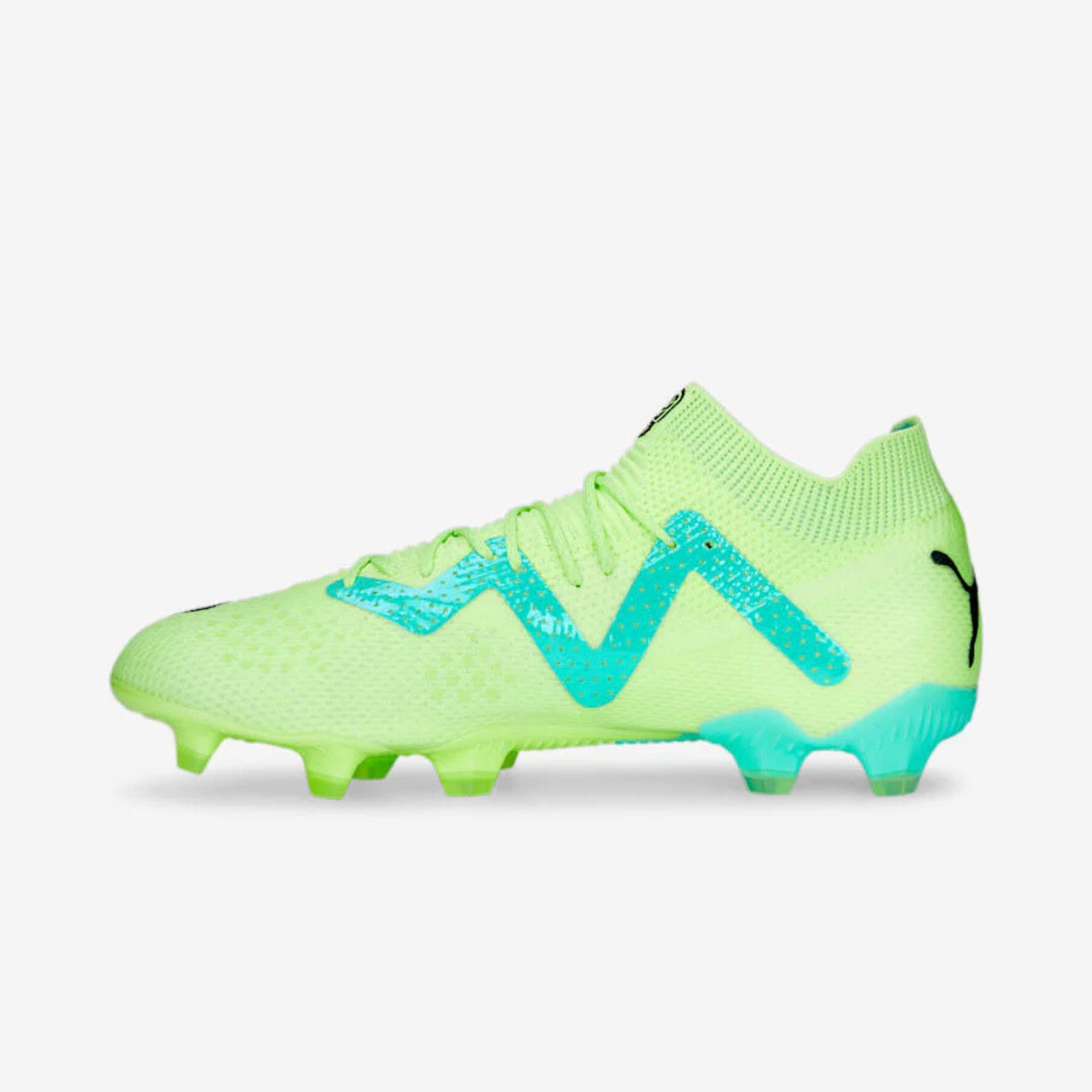 PUMA FUTURE ULTIMATE Firm/Artificial-Ground Low-Top Soccer Cleats - Fast Yellow/PUMA Black/Electric Peppermint
