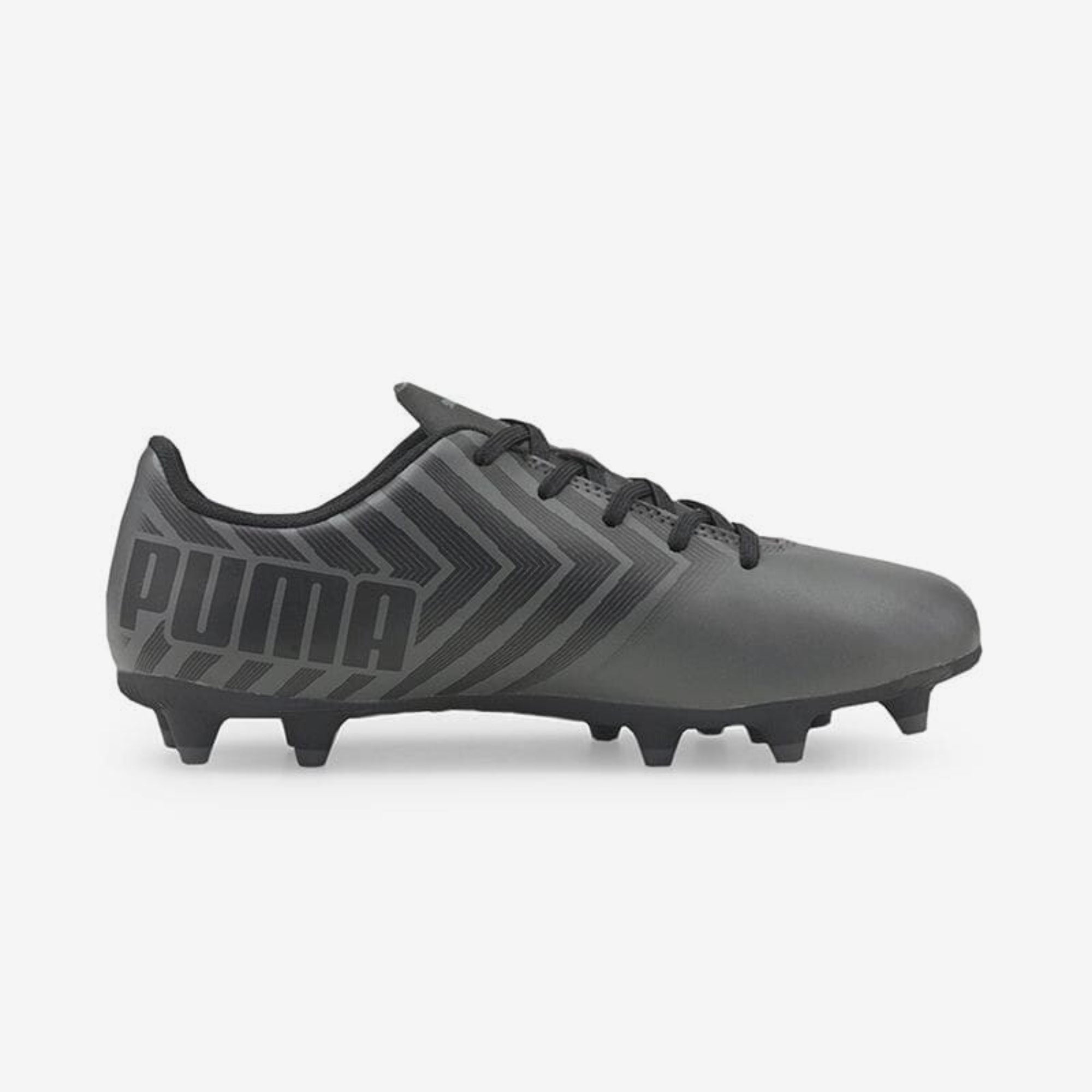 PUMA Jr. TACTO II Little/Big Kids' Firm/Artificial-Ground Low-Top Soccer Cleats - PUMA Black-Castlerock