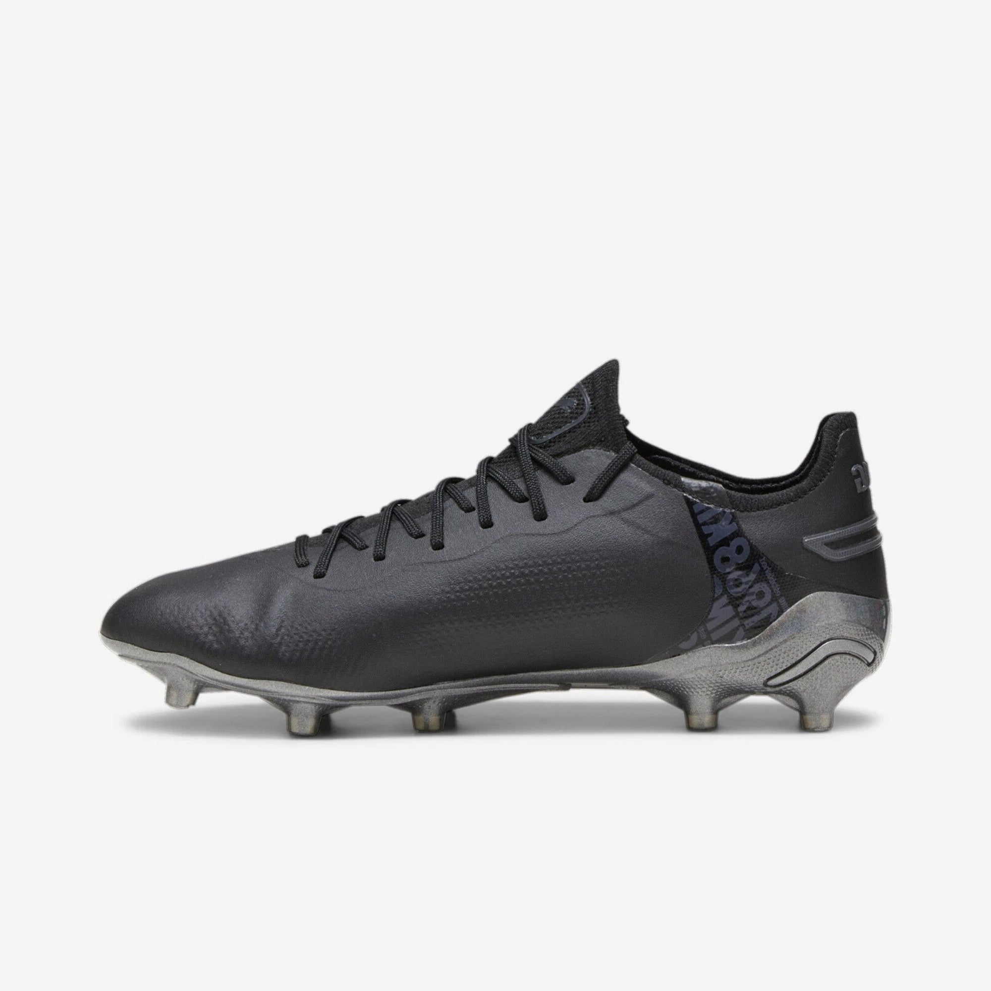 PUMA KING ULTIMATE Firm/Artificial-Ground Low-Top Soccer Cleats - PUMA Black-Asphalt