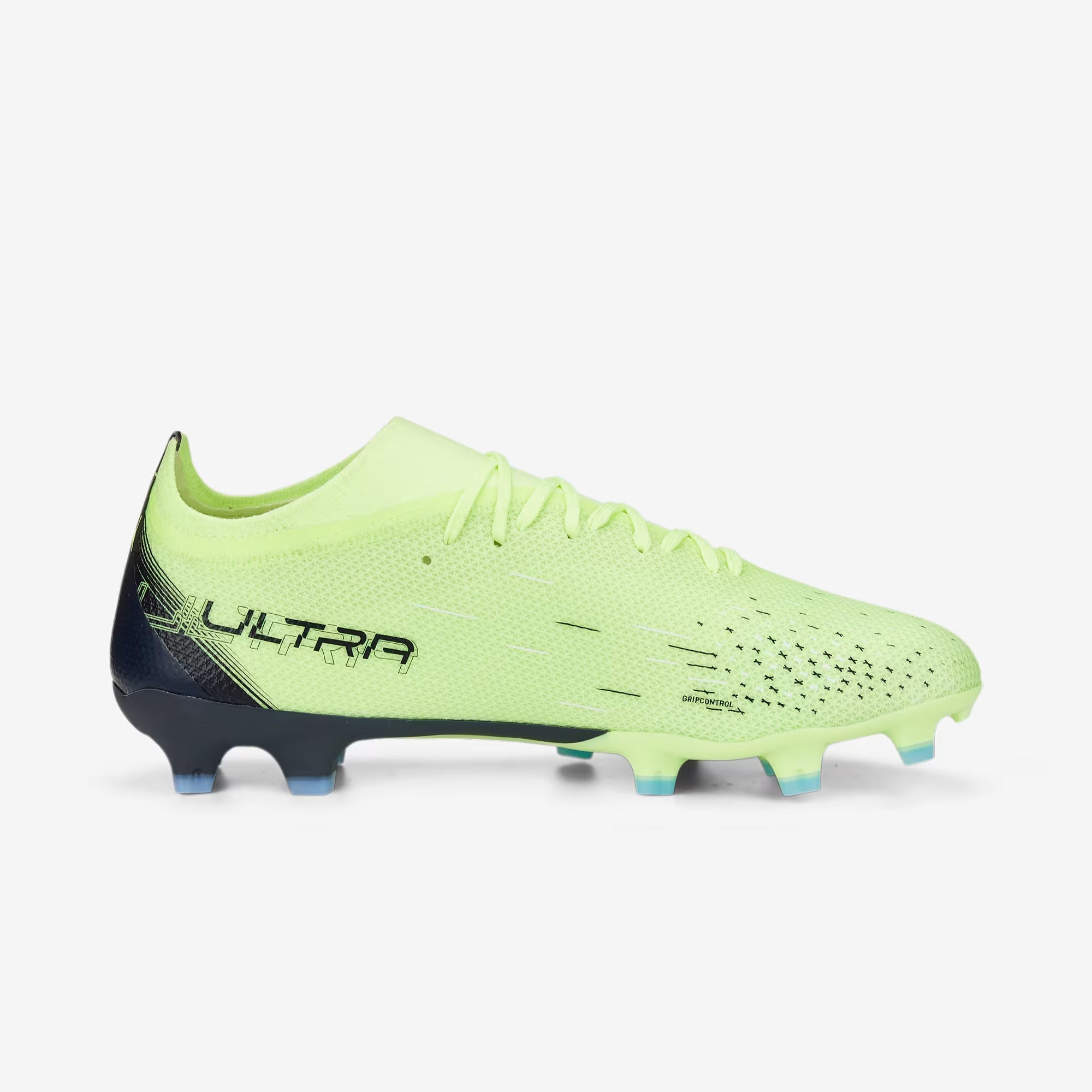 PUMA ULTRA MATCH Firm/Artificial-Ground Low-Top Soccer Cleats - Fizzy Light-Parisian Night-Blue Glimmer