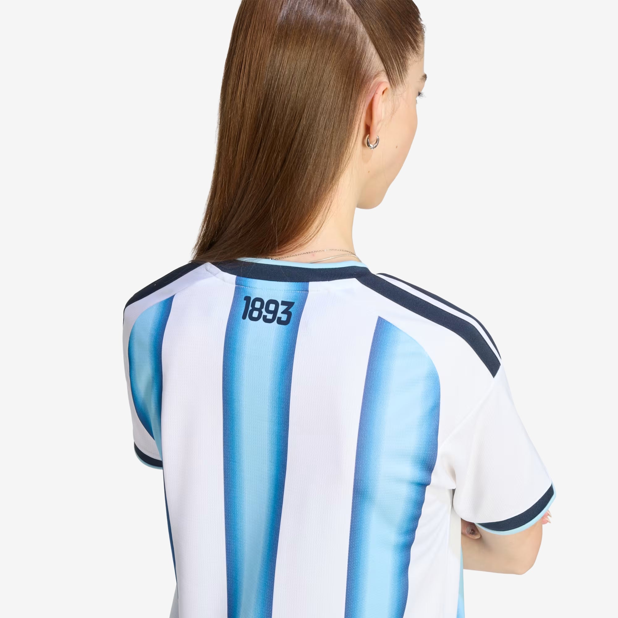 adidas Argentina 2026 Stadium Home Women's Soccer Jersey - White / Icey Blue / Light Blue