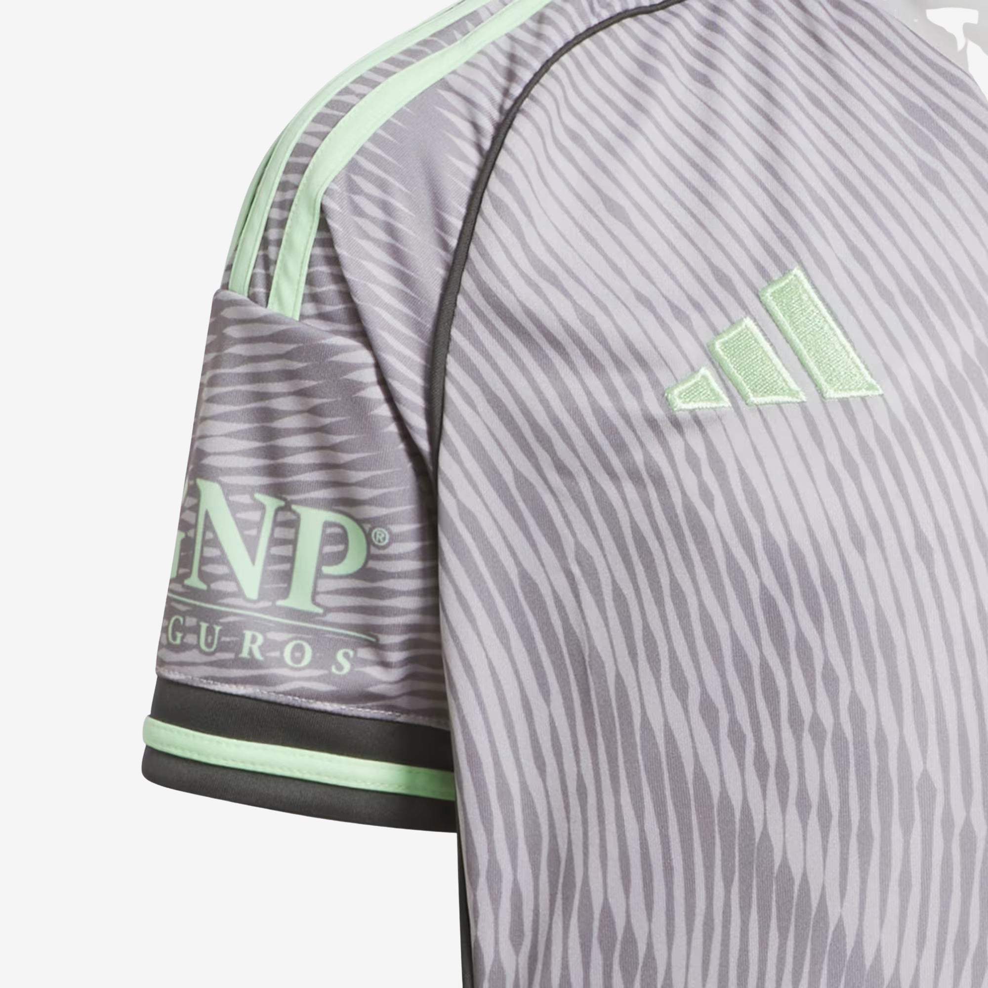 adidas Club America 2025/26 Stadium Third Big Kids' Soccer Jersey - Grey Two