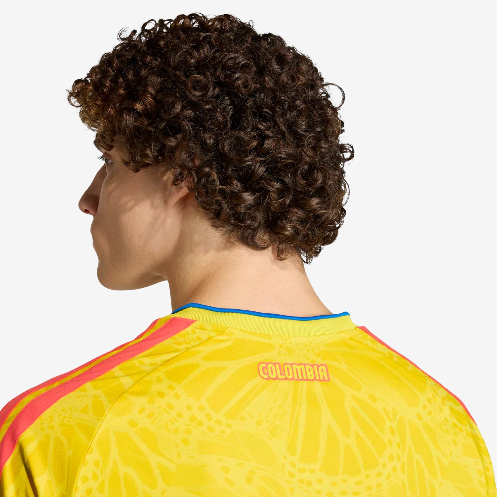 adidas Colombia 2026 Stadium Home Men's Soccer Jersey - Impact Yellow