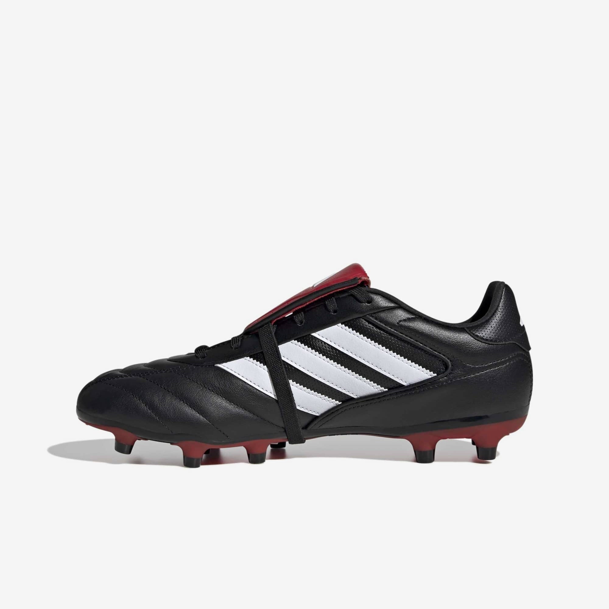 adidas Copa Gloro 2 Firm-Ground Low-Top Soccer Cleats - Core Black / Cloud White / Better Scarlet
