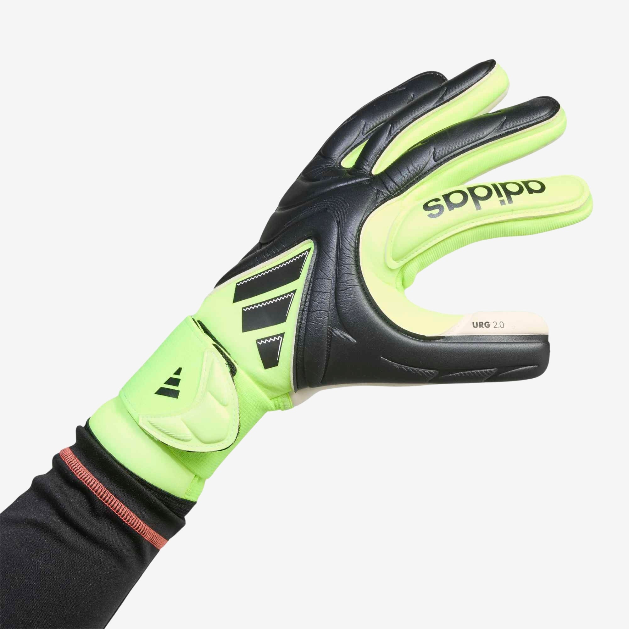 adidas Copa Pro Goalkeeper Gloves - Black / Black / Lucid Lemon