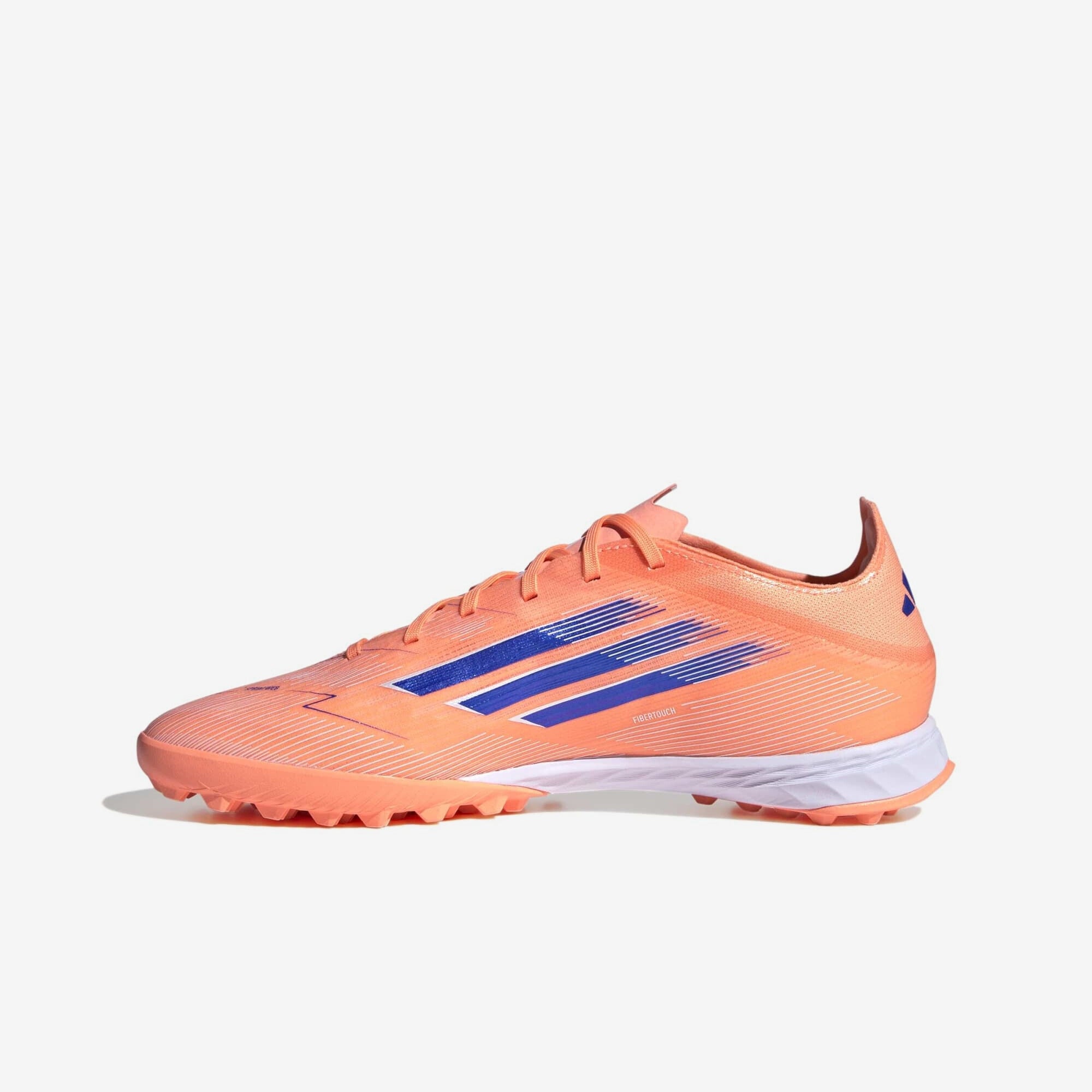 adidas F50 Pro Turf Low-Top Soccer Shoes - Beam Orange / Lucid Blue / Cloud White