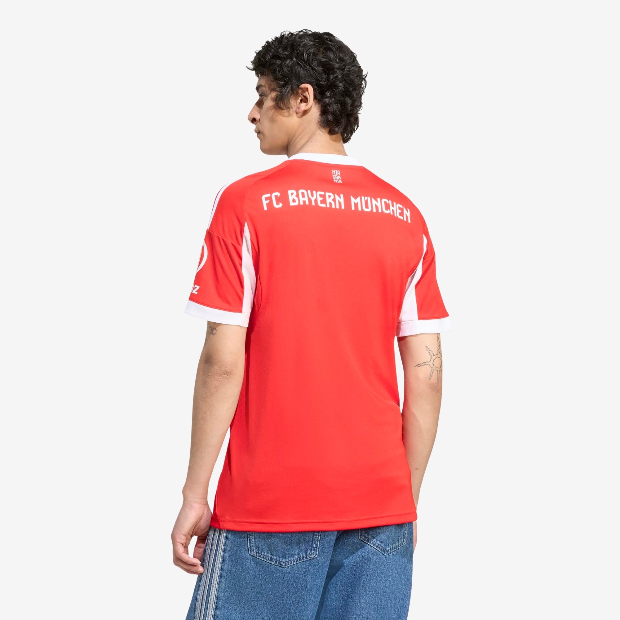 adidas FC Bayern 2025/26 Stadium Home Men's Soccer Jersey - Red