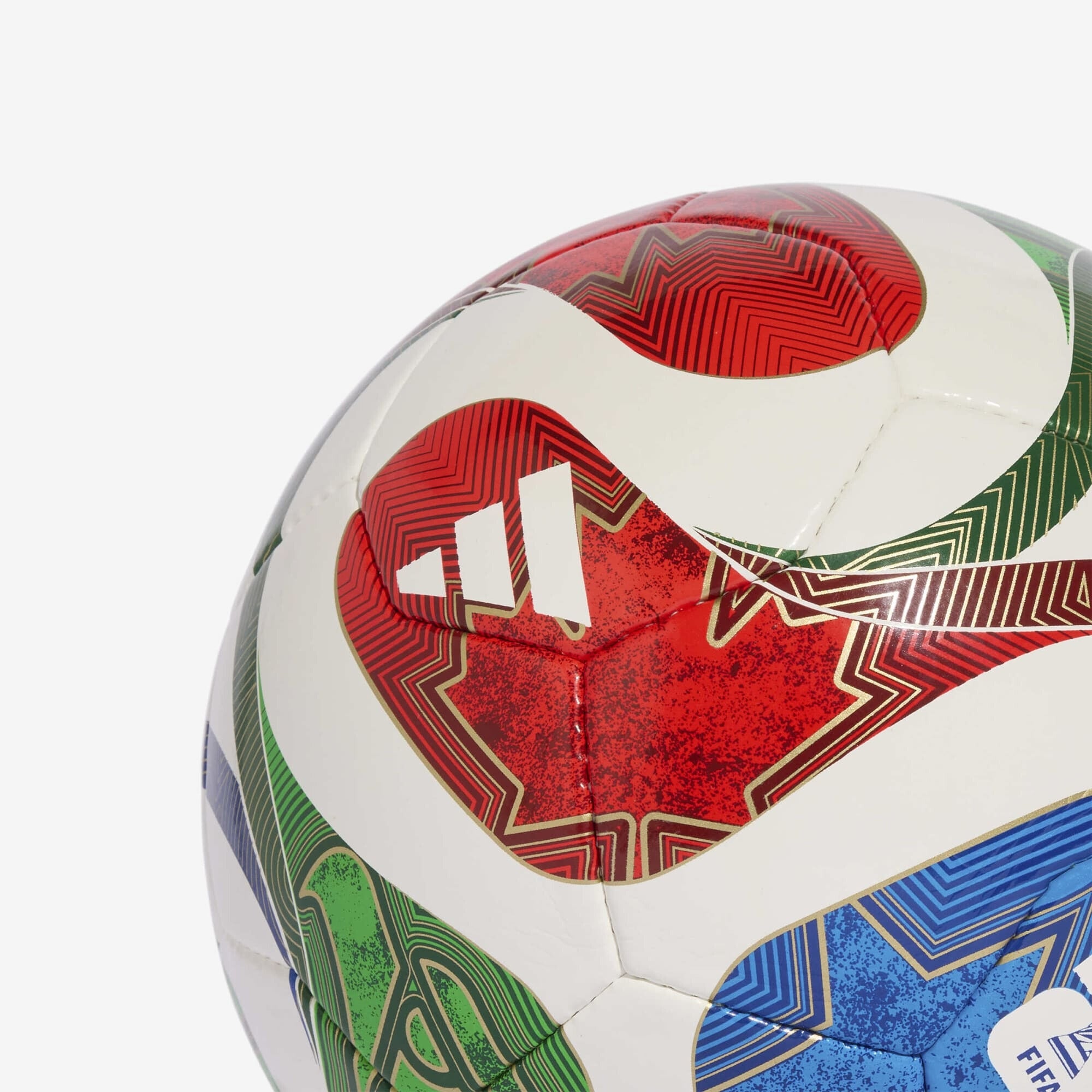 adidas FIFA World Cup 26™ Trionda Pro Sala Soccer Ball - White / Team Royal Blue / Solar Blue / Power Red