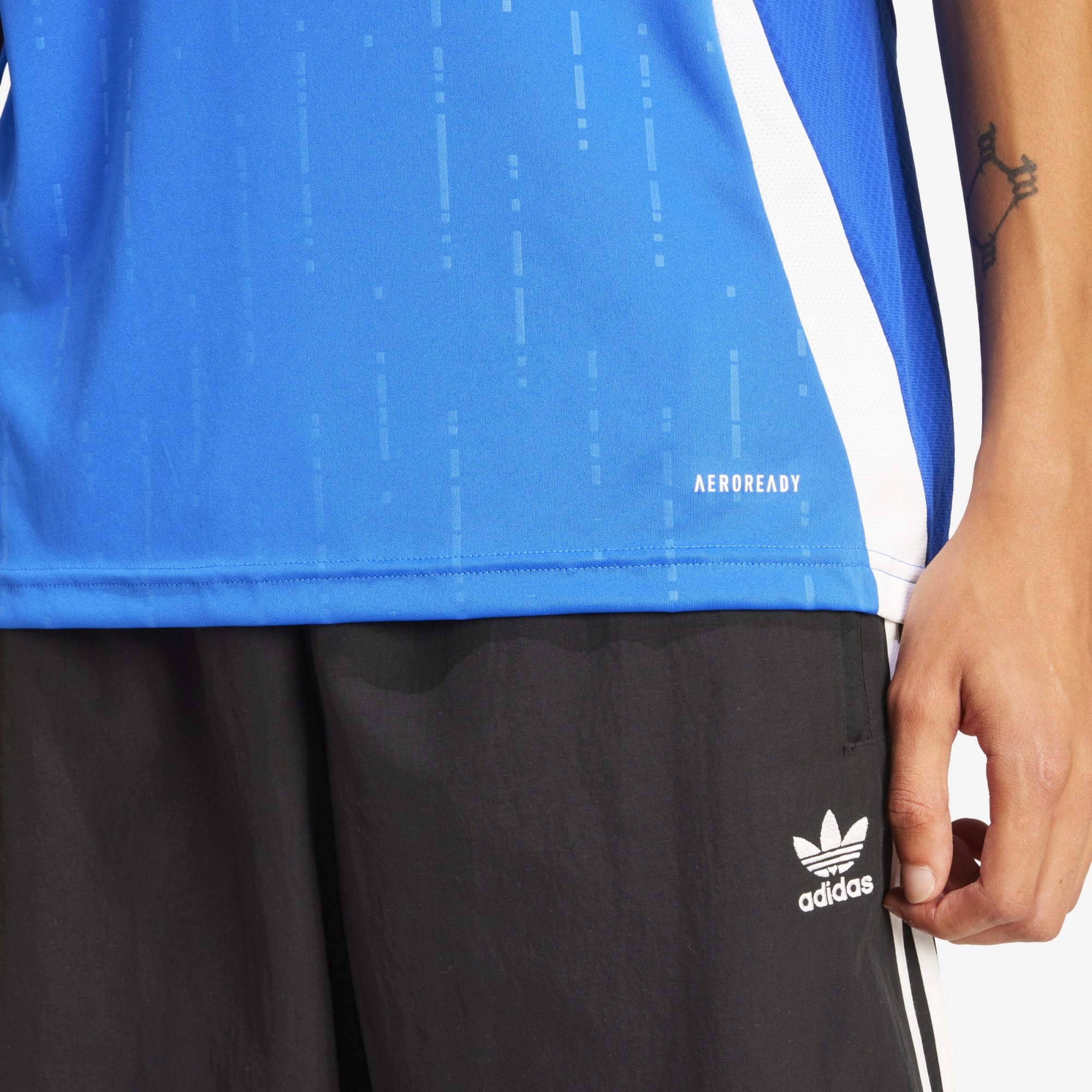 adidas Italy 2024 Stadium Home Men's AEROREADY Soccer Replica Jersey - Blue