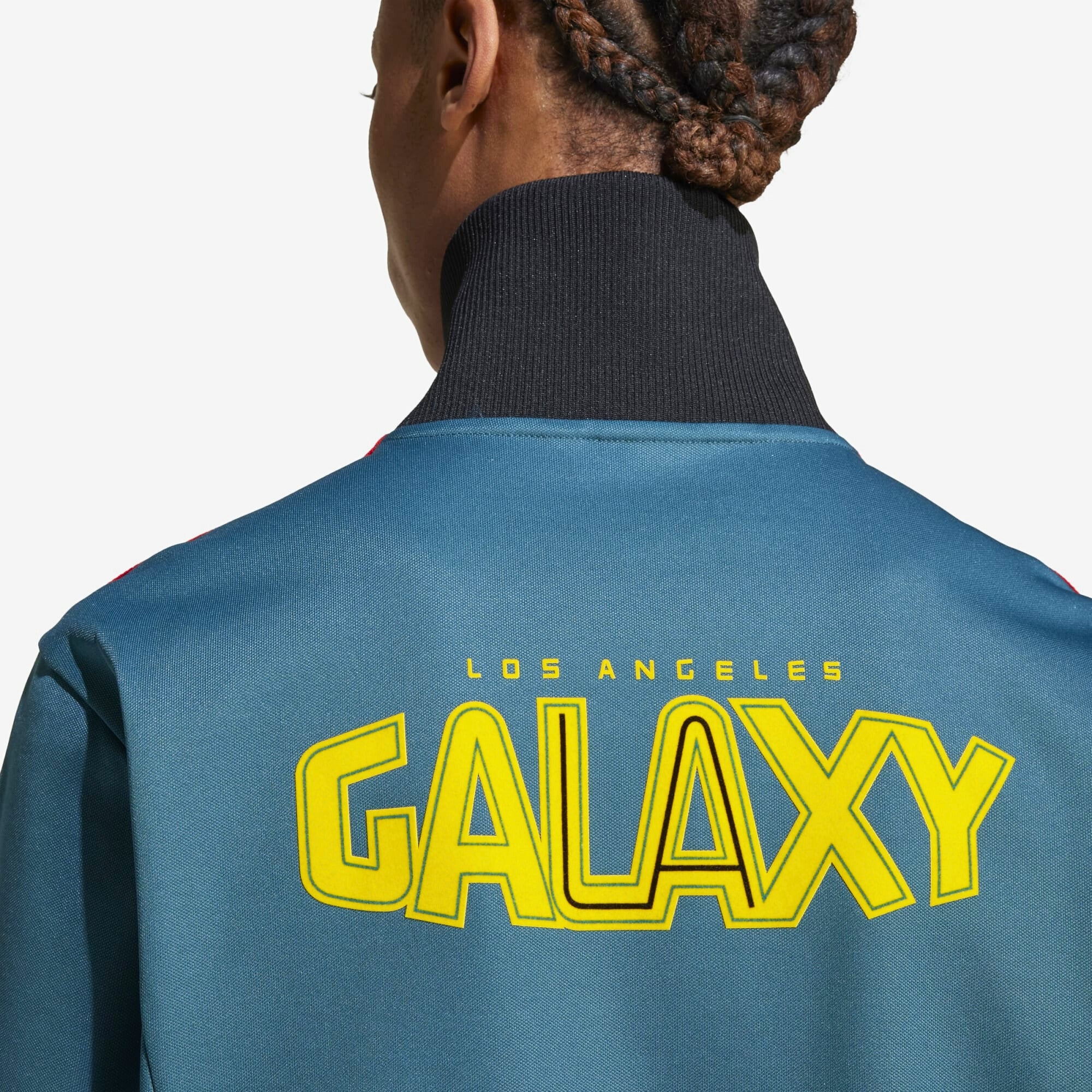 adidas LA Galaxy 2024 Beckenbauer Top Men's Full-Zip Soccer Track Jacket - Viridian / Black