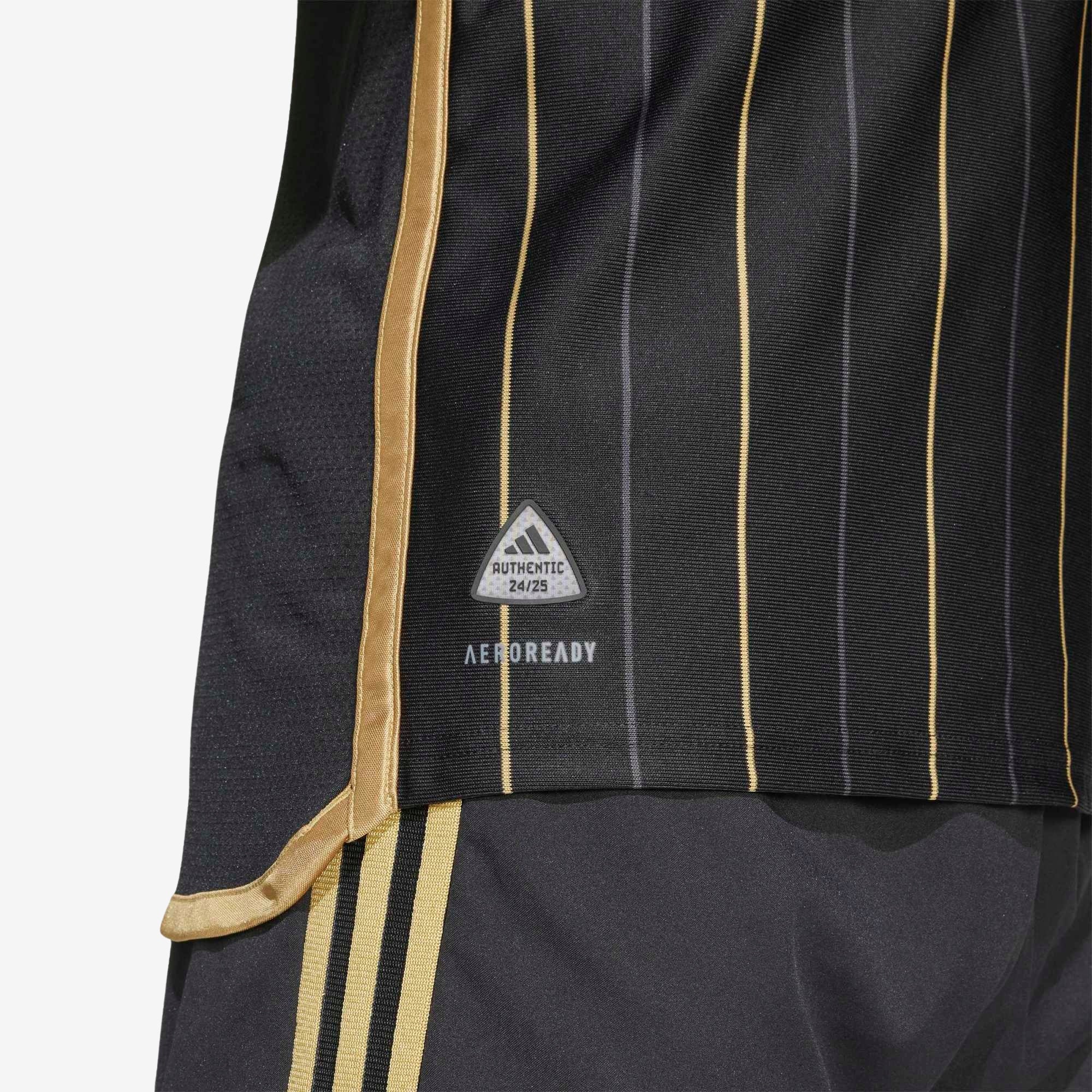 adidas Los Angeles FC 2024/25 Match Home Men's AEROREADY Soccer Authentic Jersey - Black