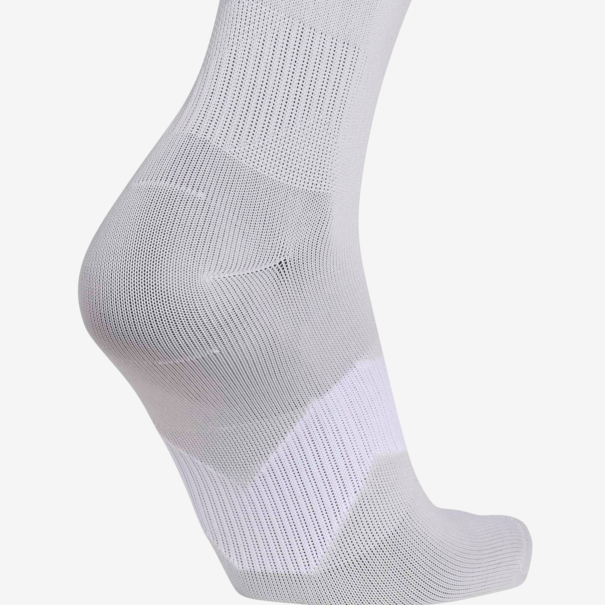 adidas Metro 6 Over-the-Calf Socks - Light Grey / White