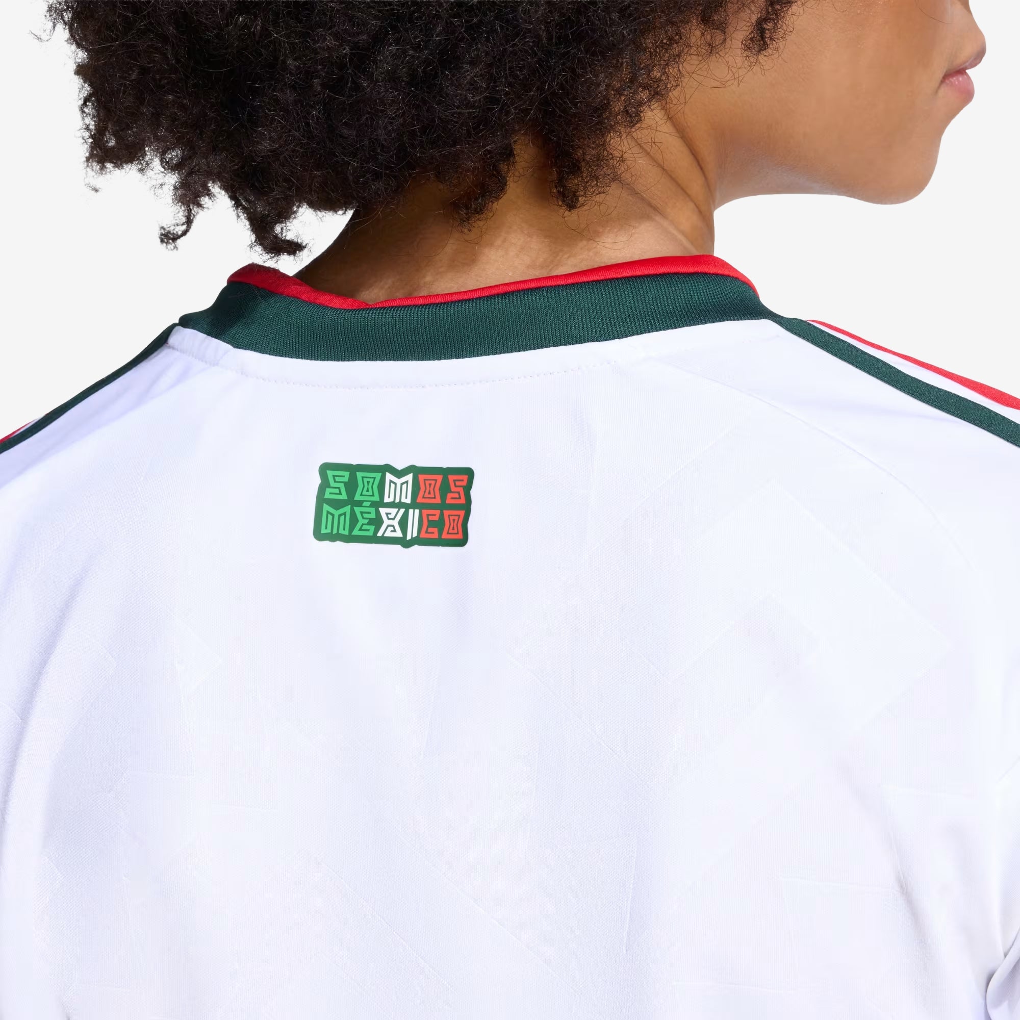adidas Mexico 2026 Stadium Away Cropped Women's Soccer Jersey - White