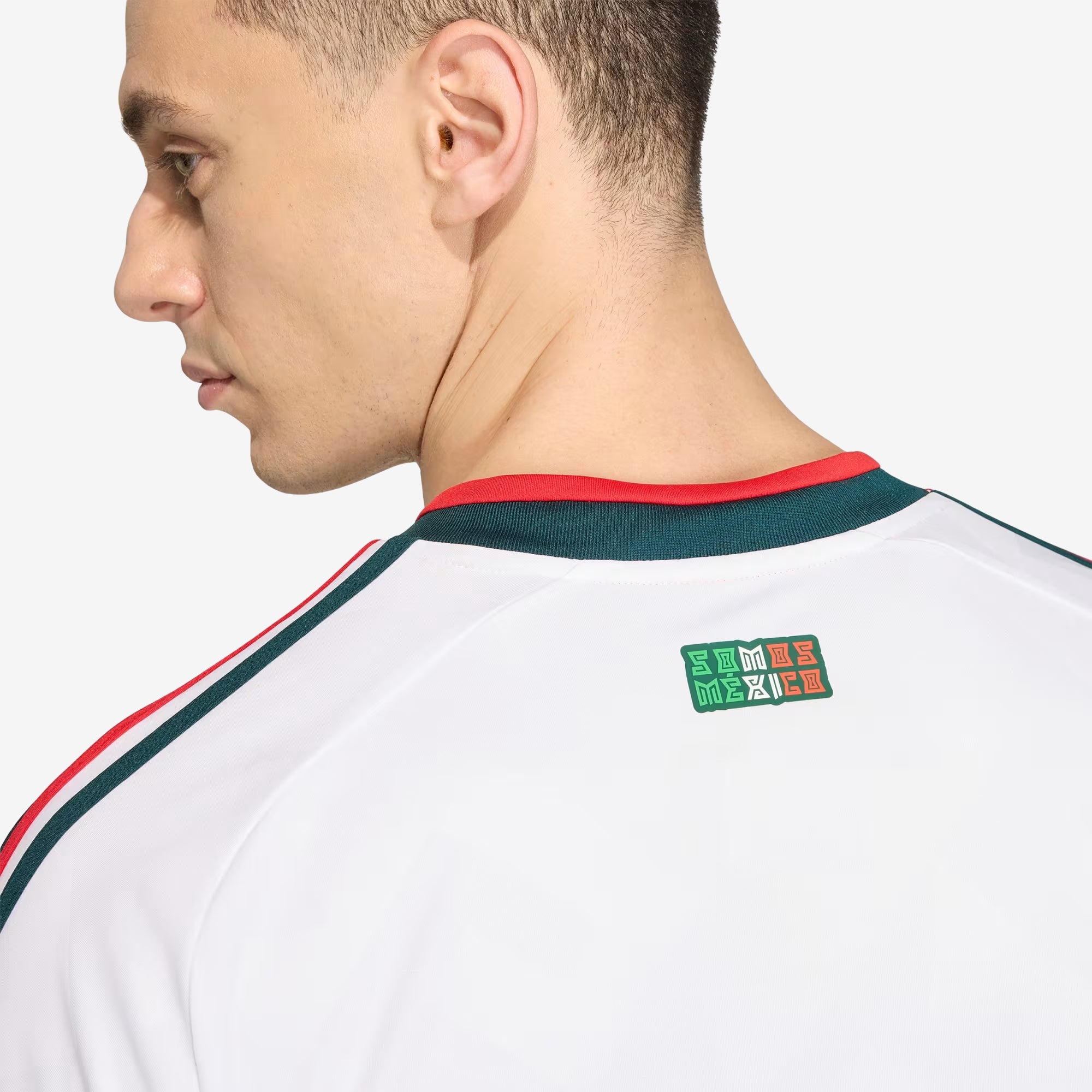 adidas Mexico 2026 Stadium Away Men's Soccer Long-Sleeve Jersey - White