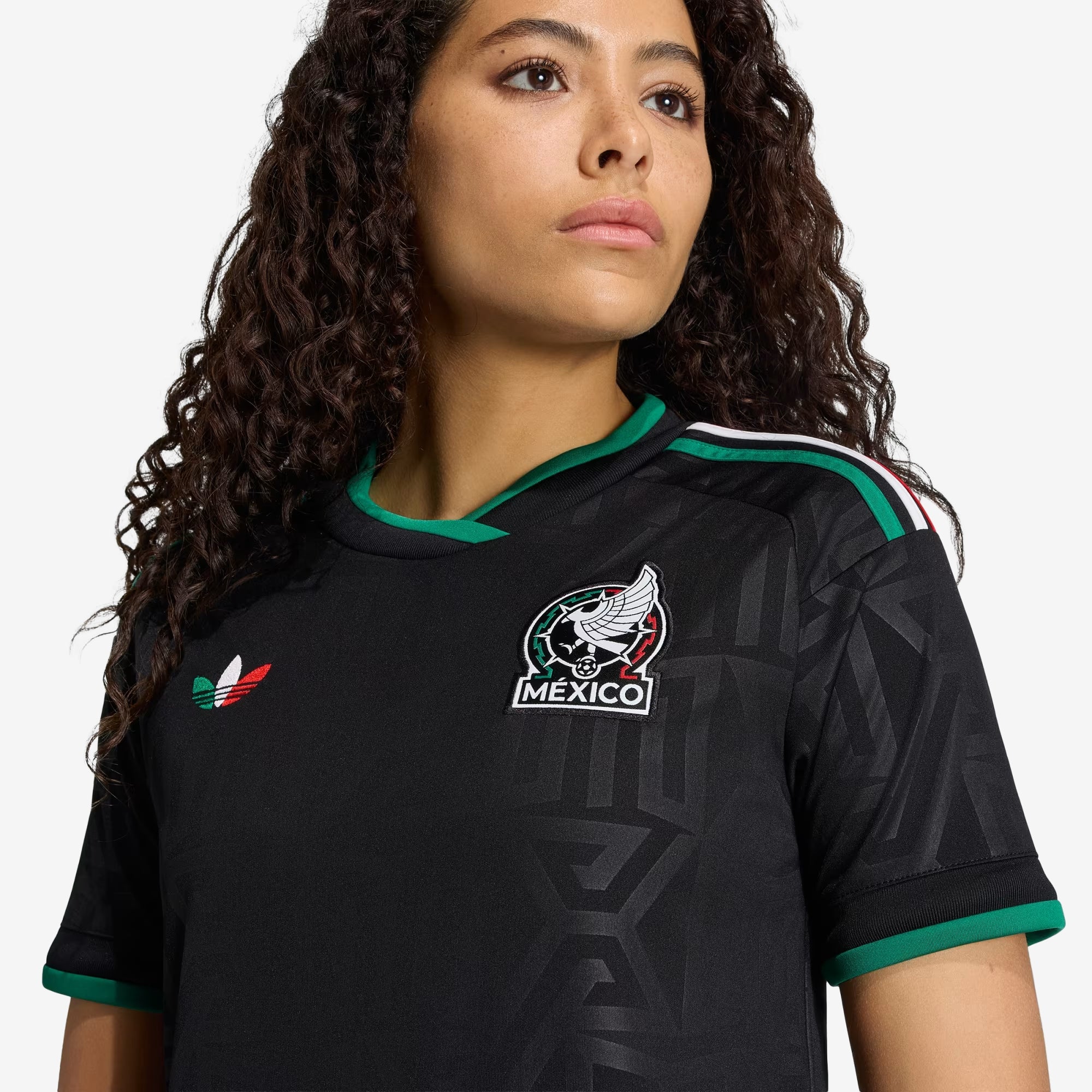 adidas Mexico 2026 Stadium Third Women's Soccer Jersey - Black