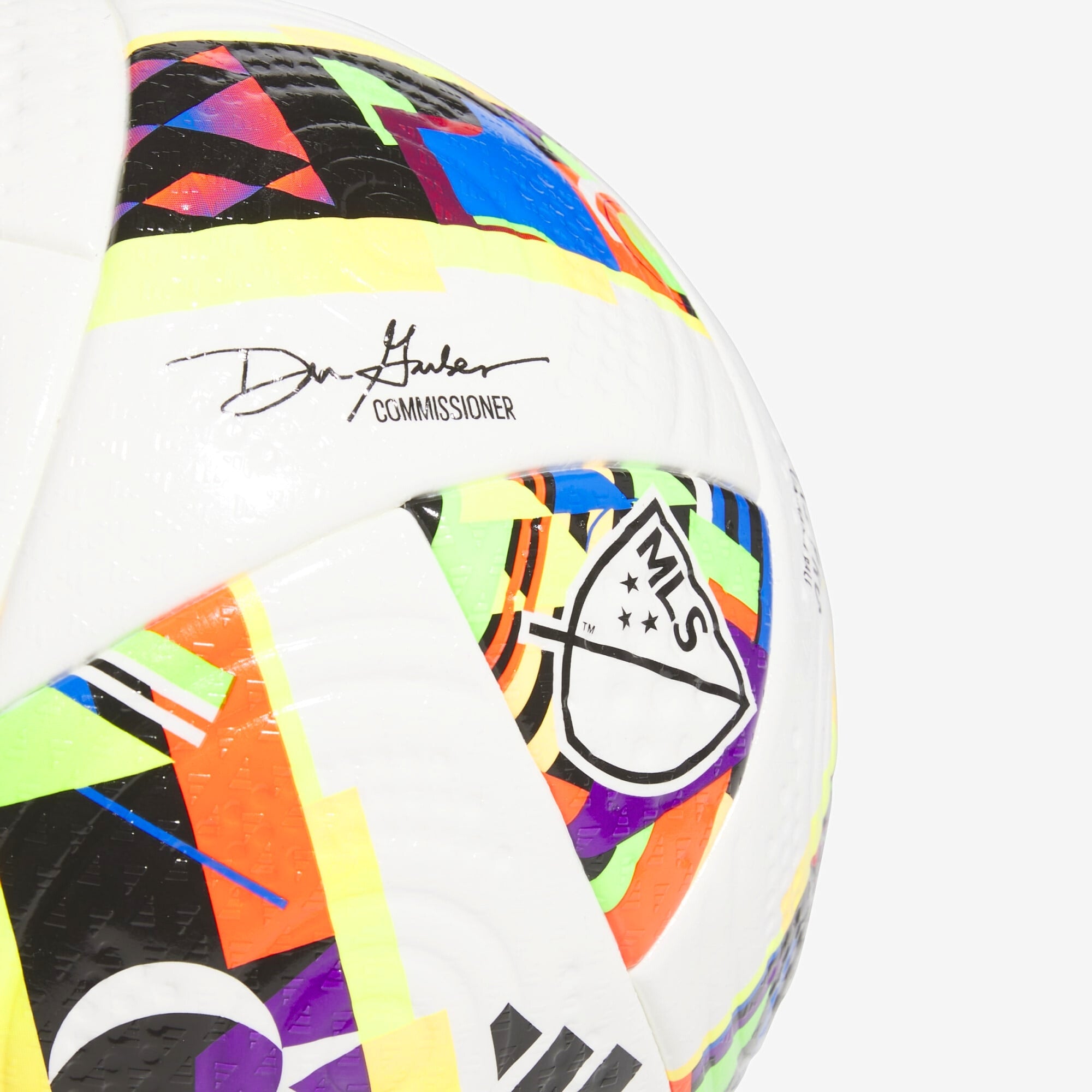adidas MLS 24 Pro Soccer Ball - White / Black / Solar Gold
