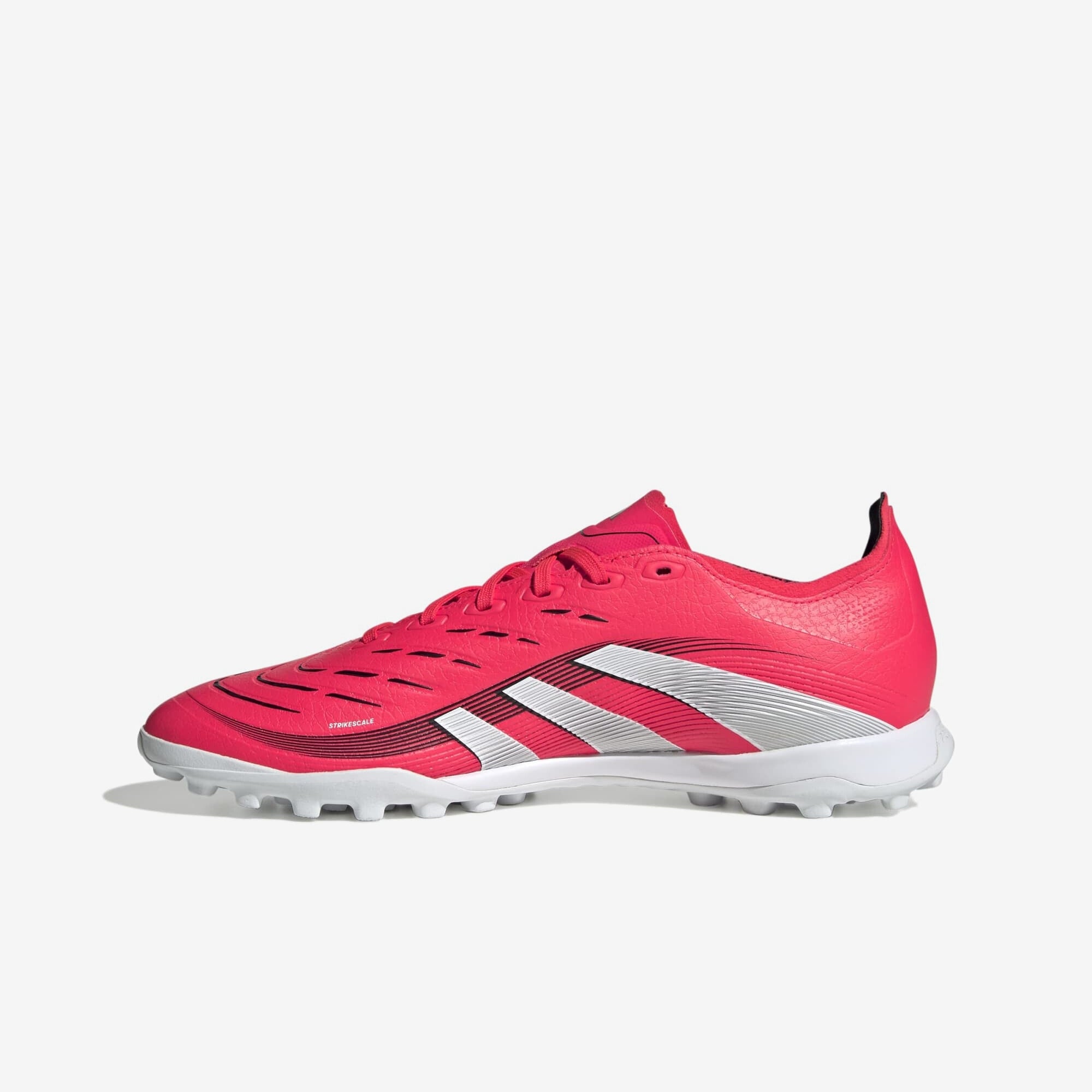 adidas Predator League Turf Low-Top Soccer Shoes - Lucid Red / Cloud White / Core Black