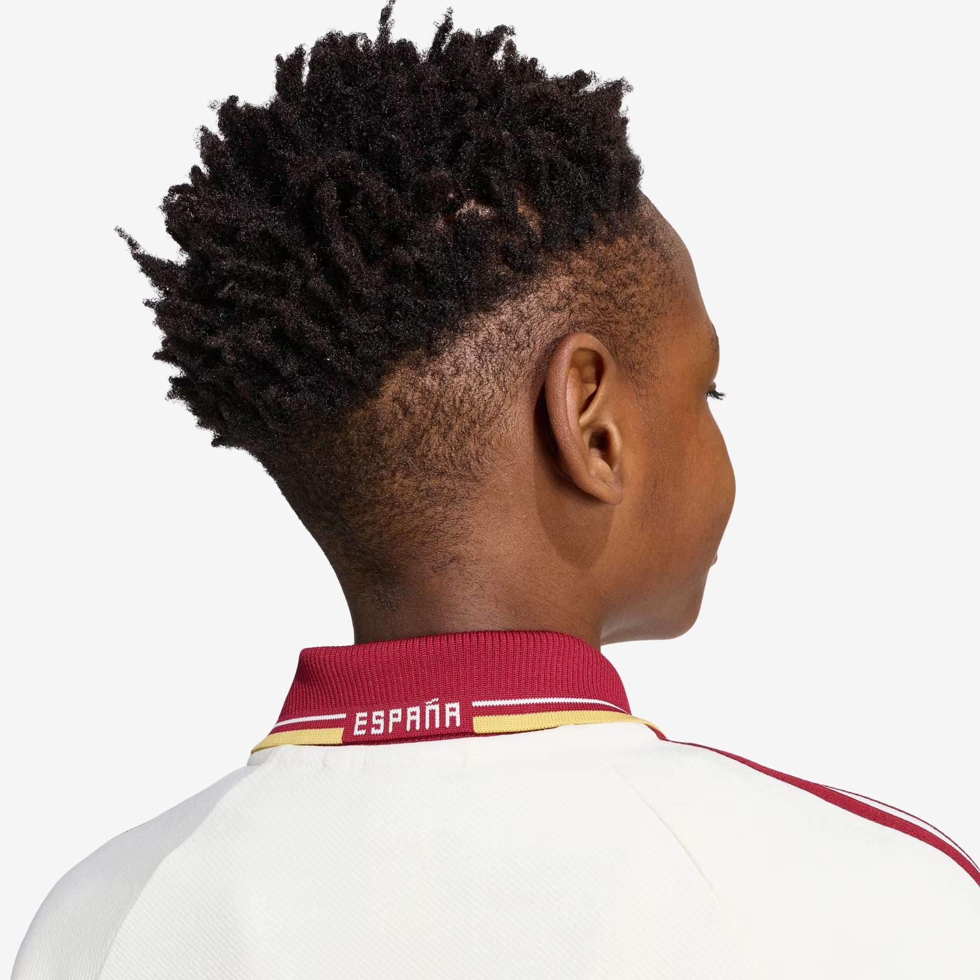 adidas Spain Away Anthem Big Kids' Full-Zip Soccer Jacket - Off White