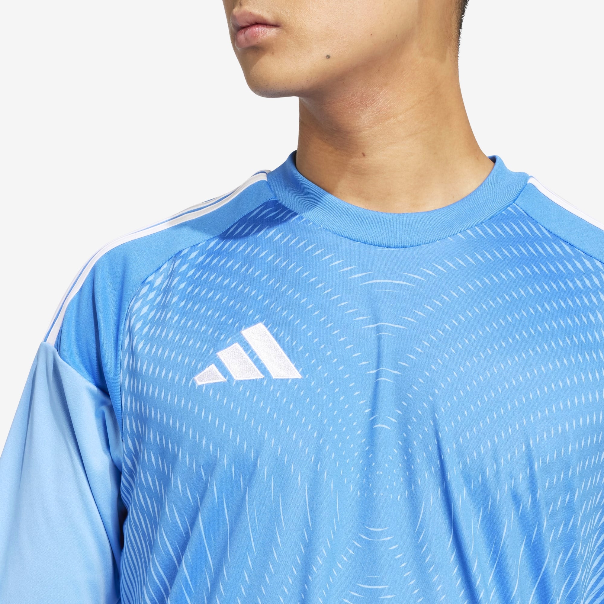 adidas Tiro 25 Competition Goalkeeper Men's Soccer Long-Sleeve Jersey - Blue Burst