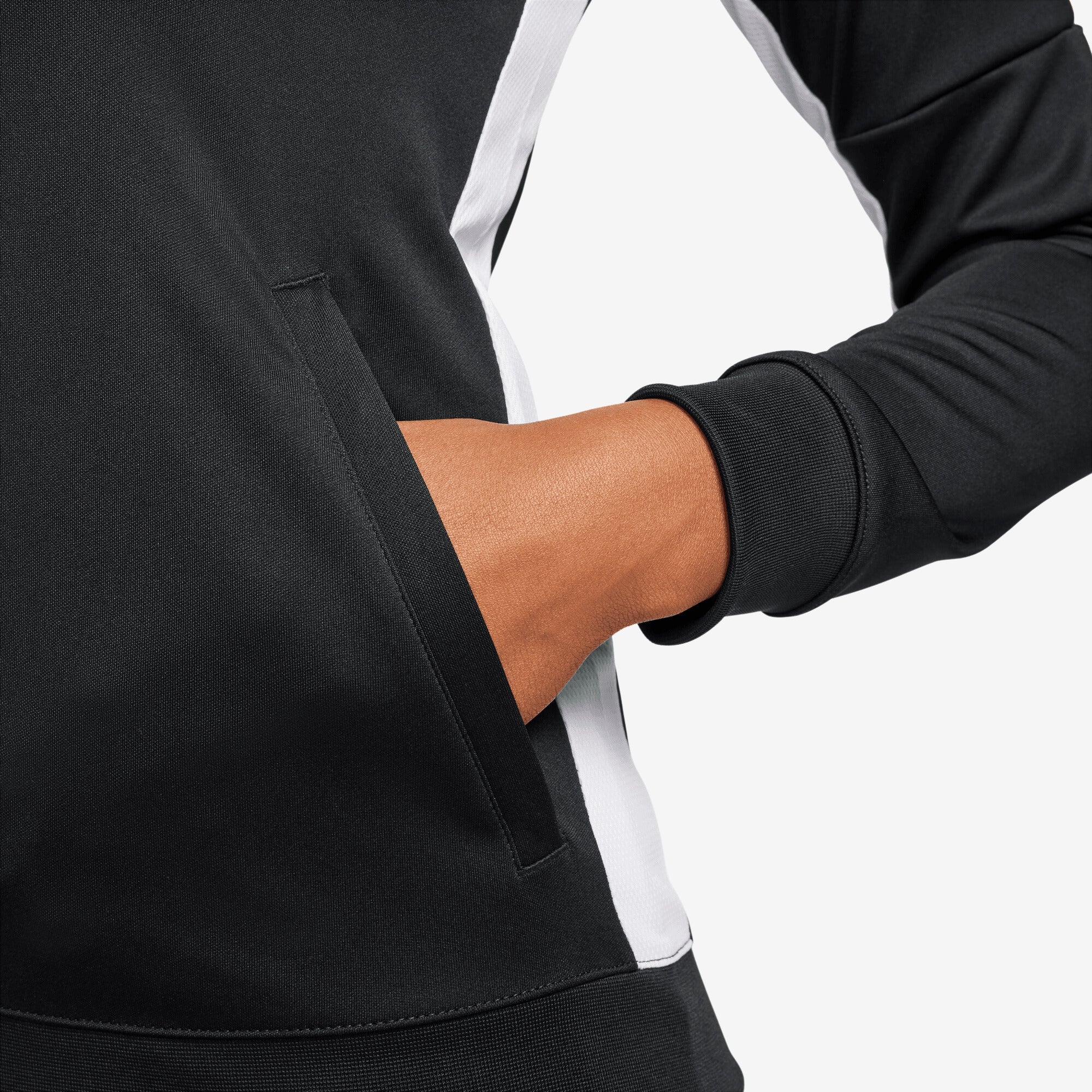 Nike Dri-FIT Academy Women's Knit Soccer Track Jacket (Stock) - Black/White/White