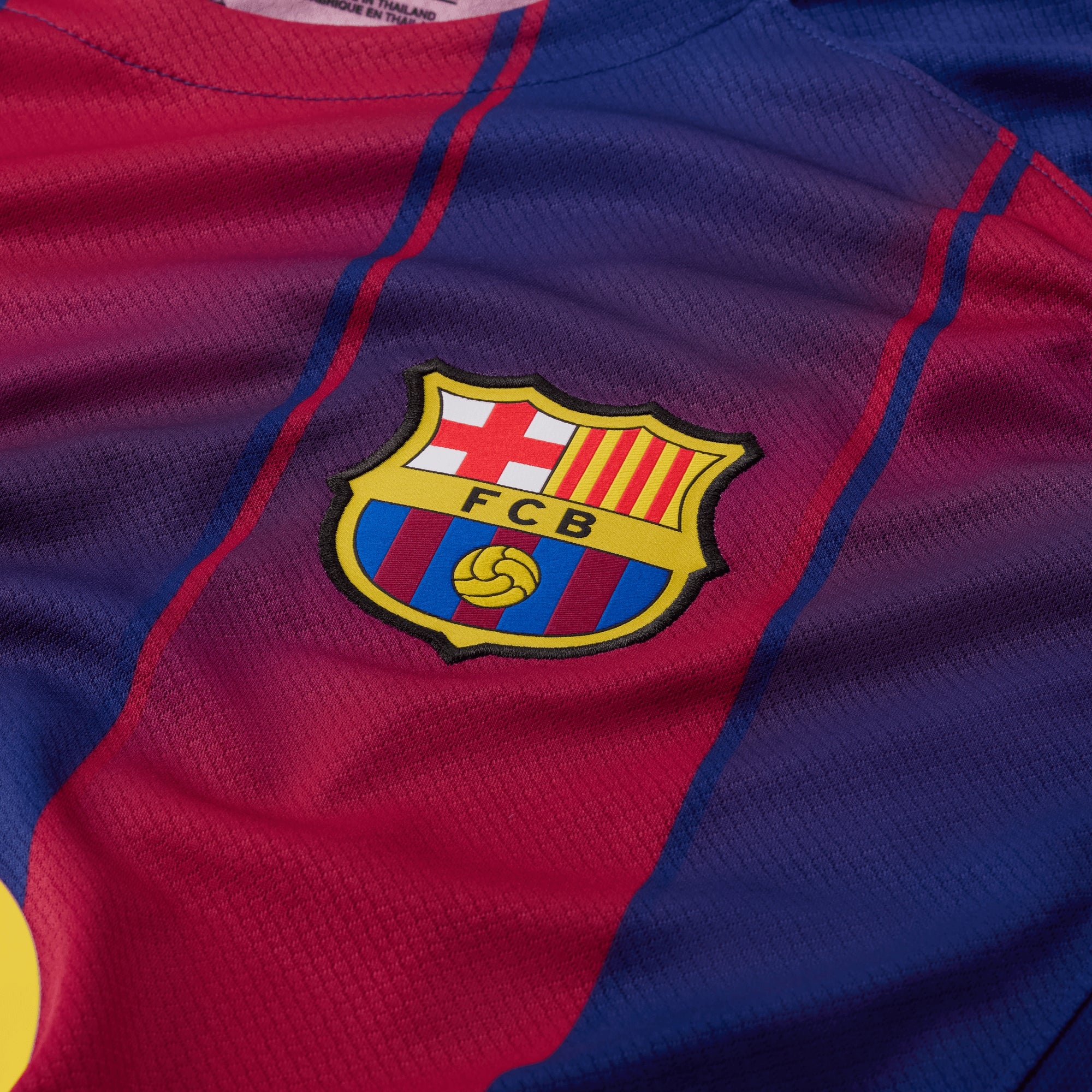 Nike FC Barcelona 2025/26 Stadium Home Men's Dri-FIT Soccer Replica Jersey - Deep Royal Blue/Midwest Gold