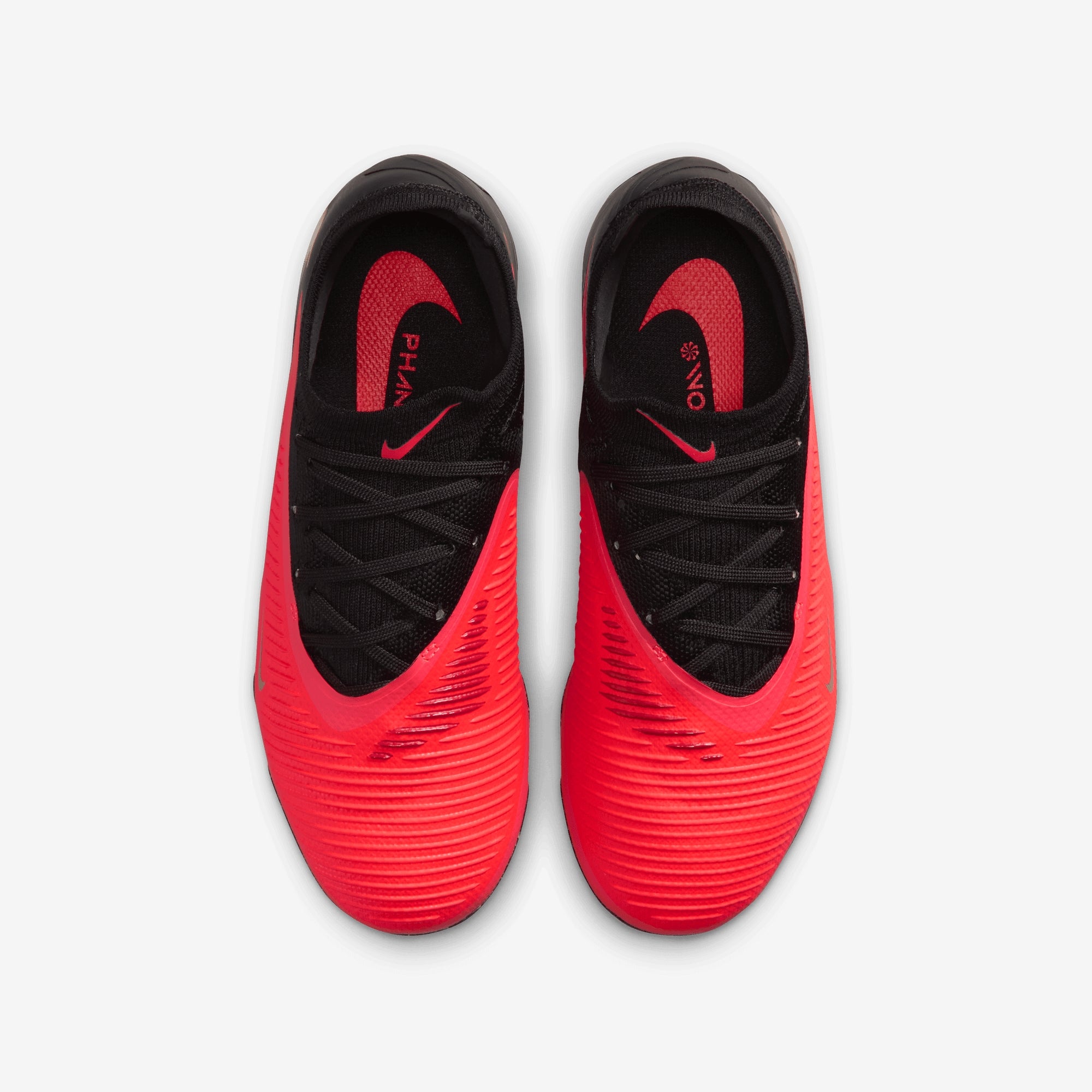 Nike Jr. Phantom 6 Low Pro Big Kids' Multi-Ground Soccer Cleats - Bright Crimson/Black-Bright Crimson