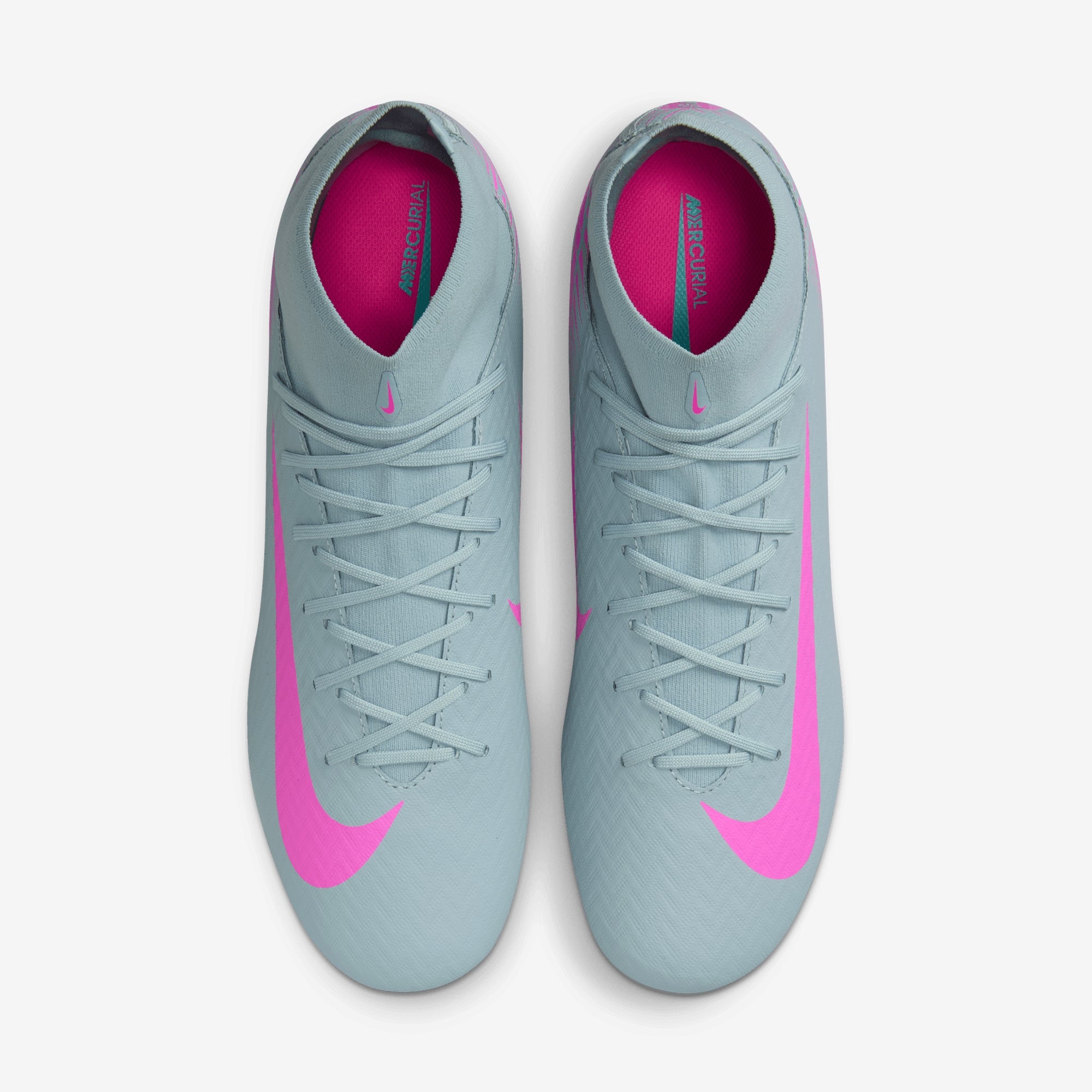 Nike Mercurial Superfly 10 Academy MG High-Top Soccer Cleats - Ocean Cube/Pink Blast