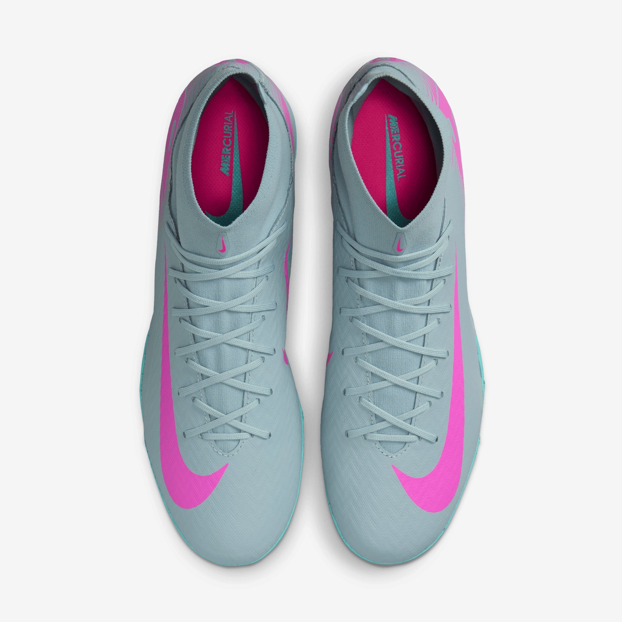 Nike Mercurial Superfly 10 Academy TF High-Top Soccer Shoes - Ocean Cube/Pink Blast