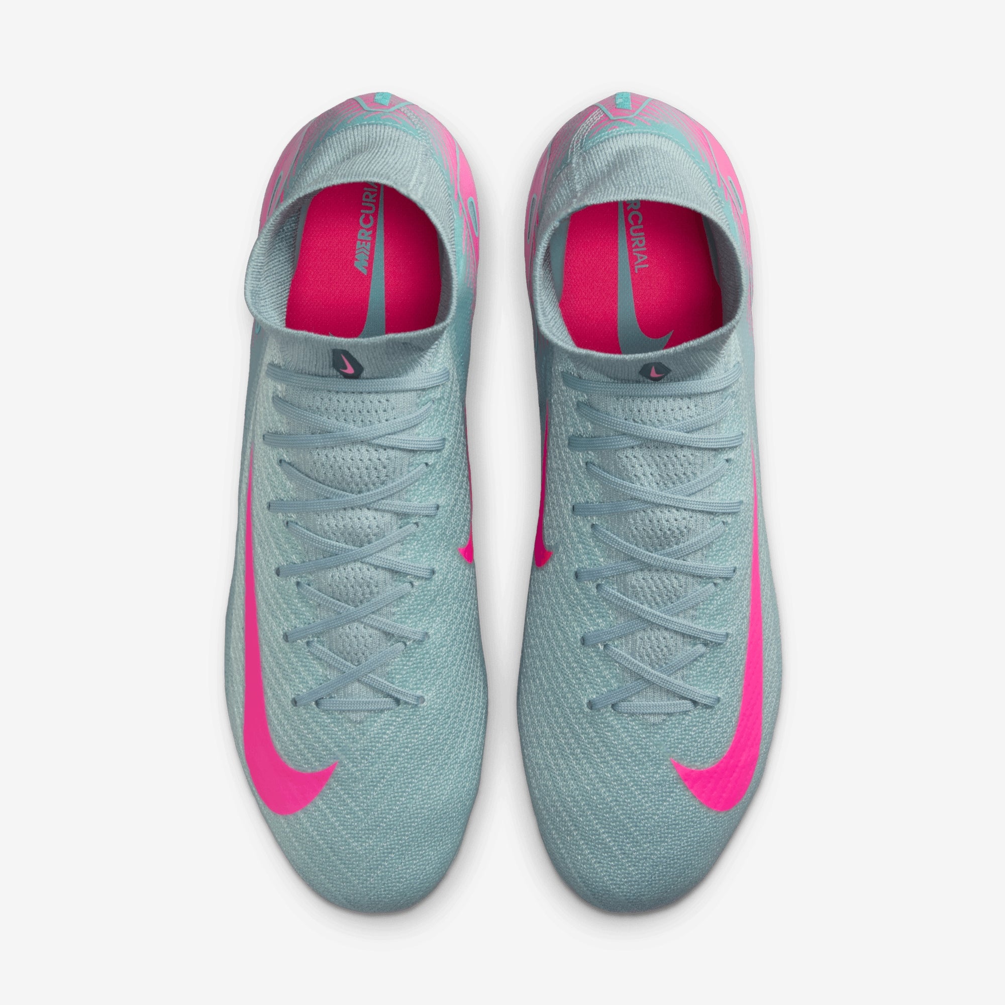 Nike Mercurial Superfly 10 Elite FG High-Top Soccer Cleats - Ocean Cube/Pink Blast