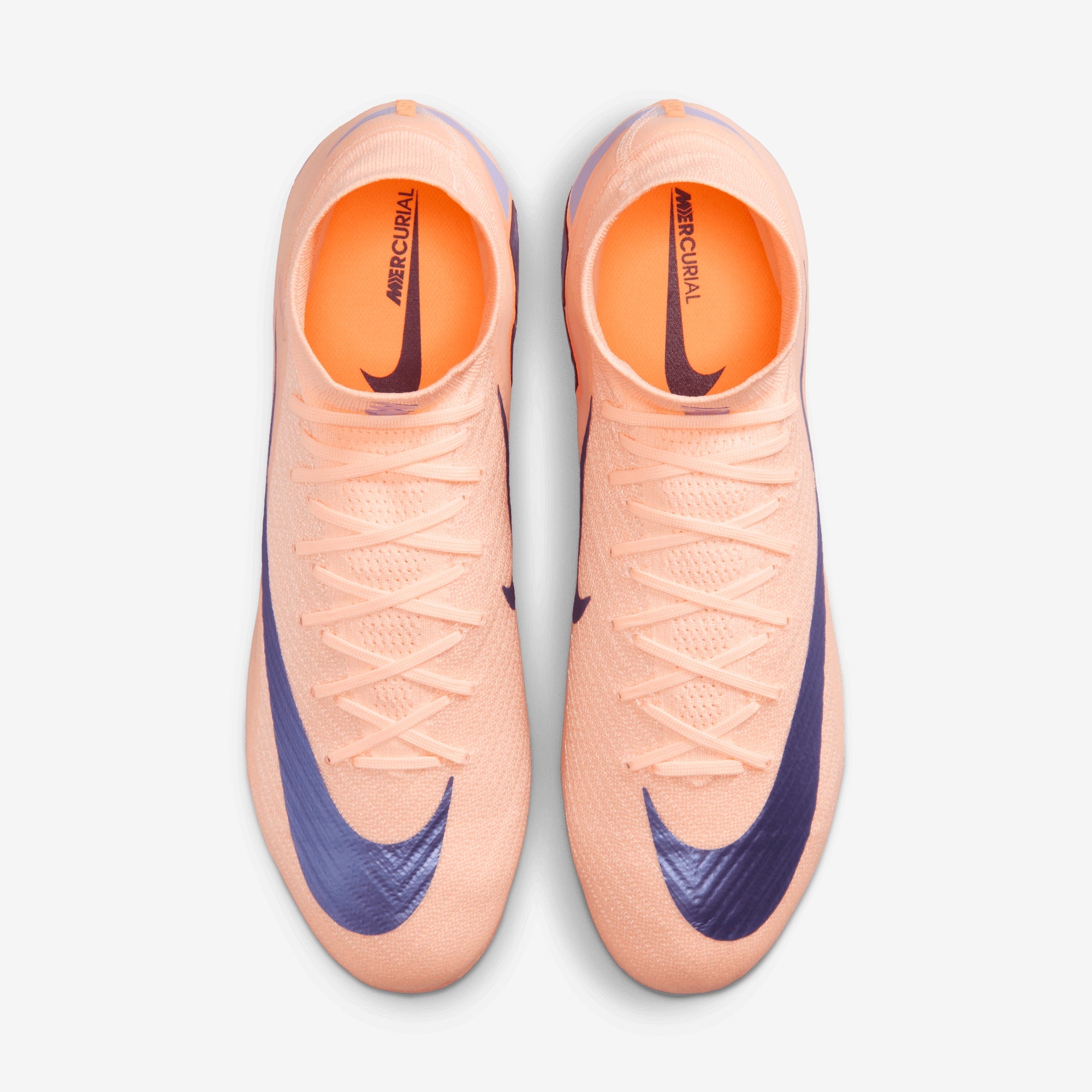Nike Mercurial Superfly 10 Elite LV8 Firm-Ground High-Top Soccer Cleats - Crimson Tint/Royal Pulse