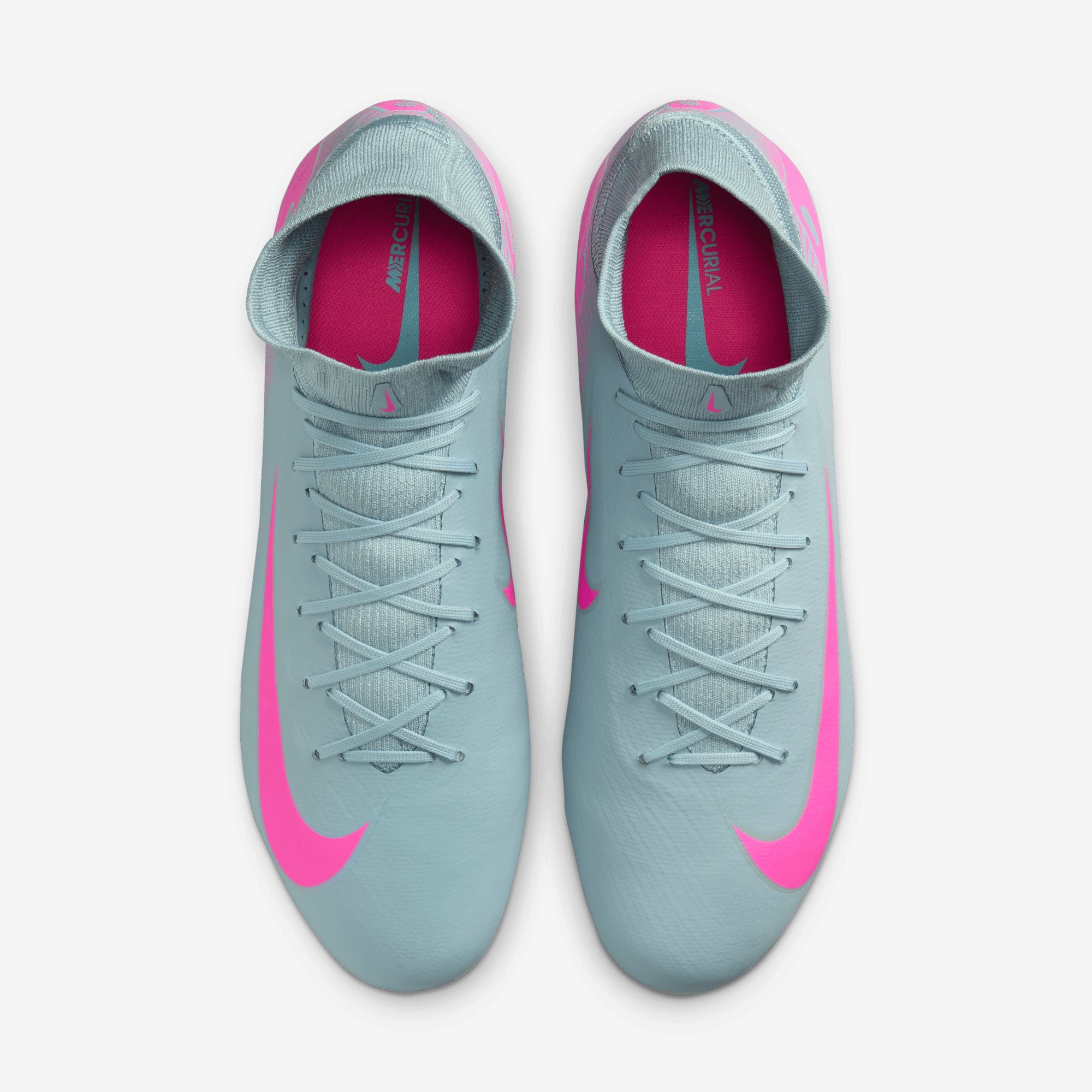 Nike Mercurial Superfly 10 Pro FG High-Top Soccer Cleats - Ocean Cube/Pink Blast