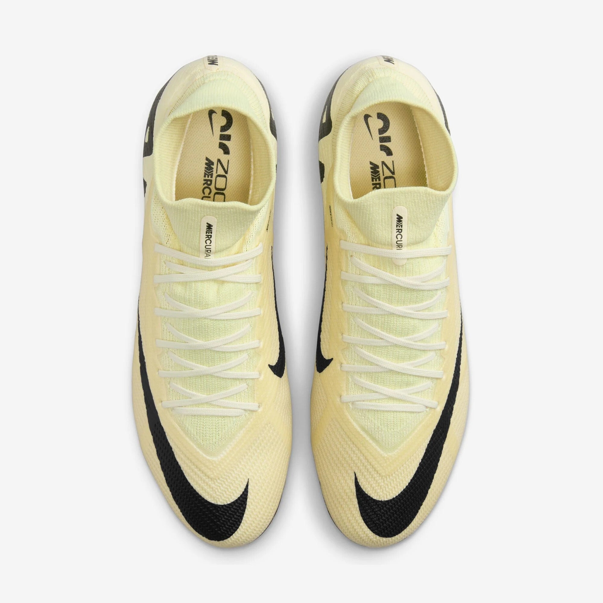 Nike Mercurial Superfly 9 Pro Firm-Ground High-Top Soccer Cleats - Lemonade/Black