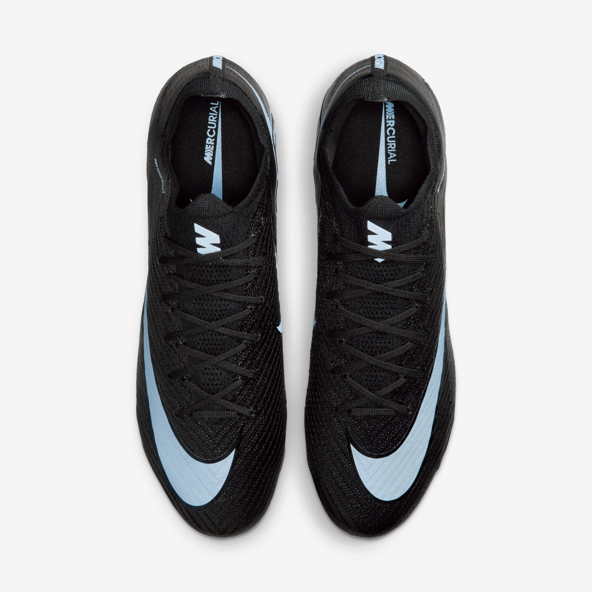 Nike Mercurial Vapor 16 Elite Firm-Ground Low-Top Soccer Cleats - Black/Ice Blue