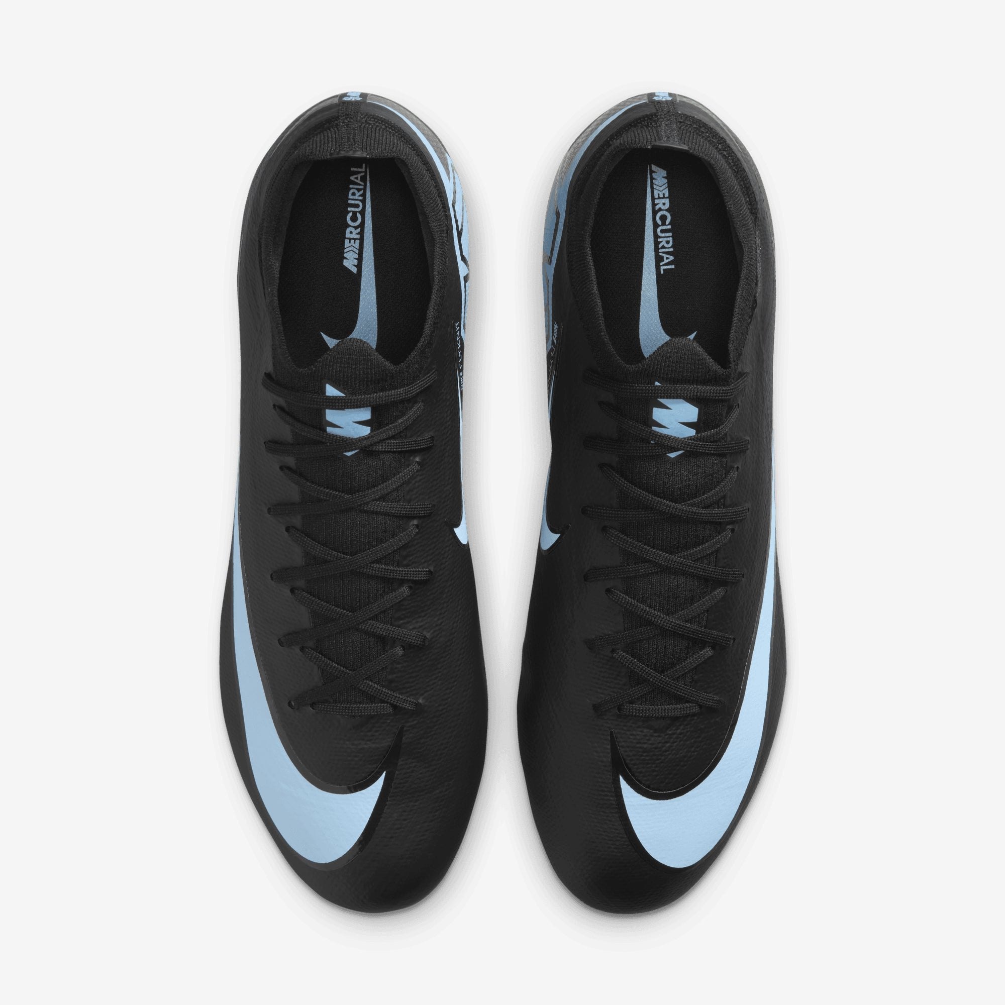 Nike Mercurial Vapor 16 Pro Firm-Ground Low-Top Soccer Cleats - Black/Ice Blue