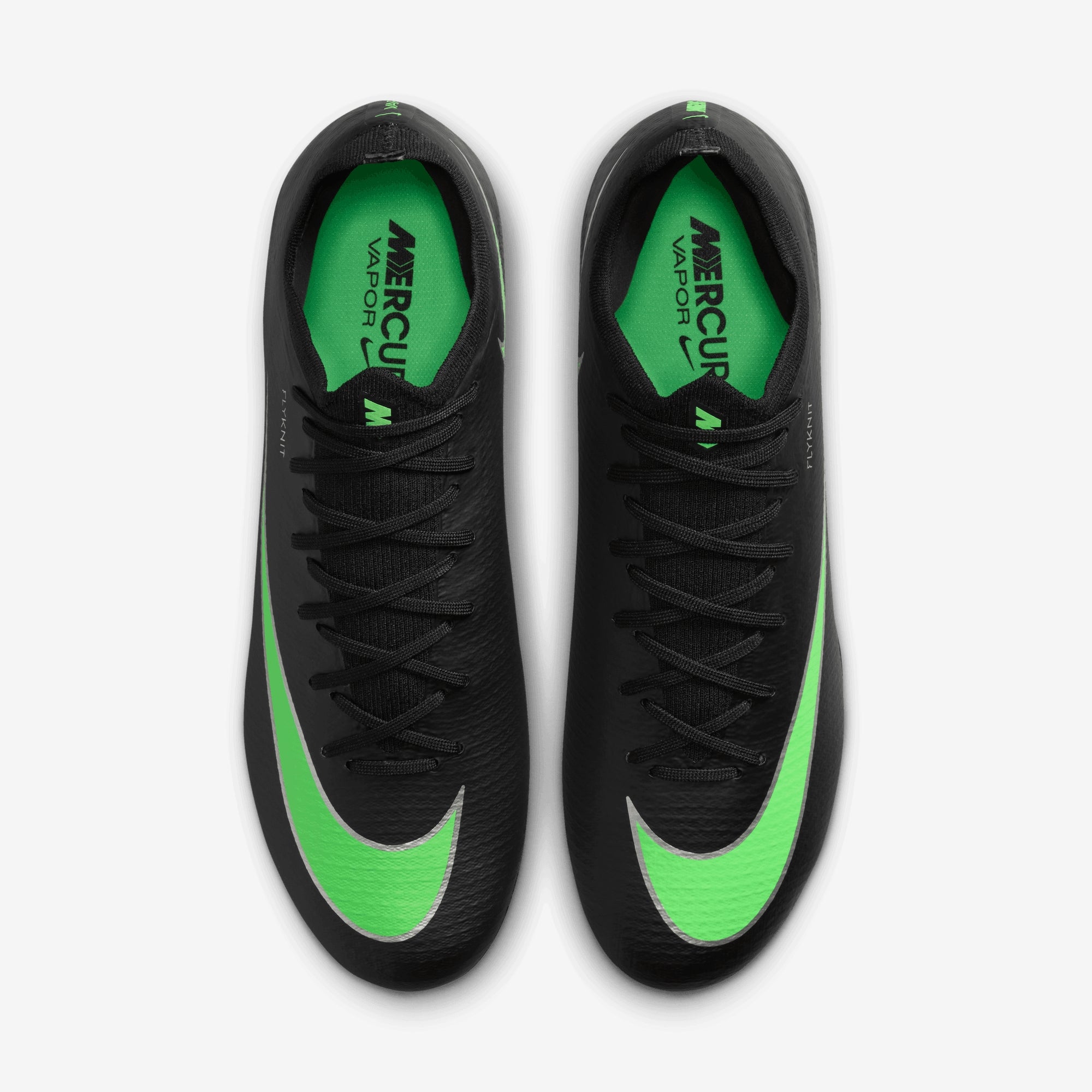 Nike Mercurial Vapor 17 Pro Firm-Ground Low-Top Soccer Cleats - Black/Illusion Green-Black
