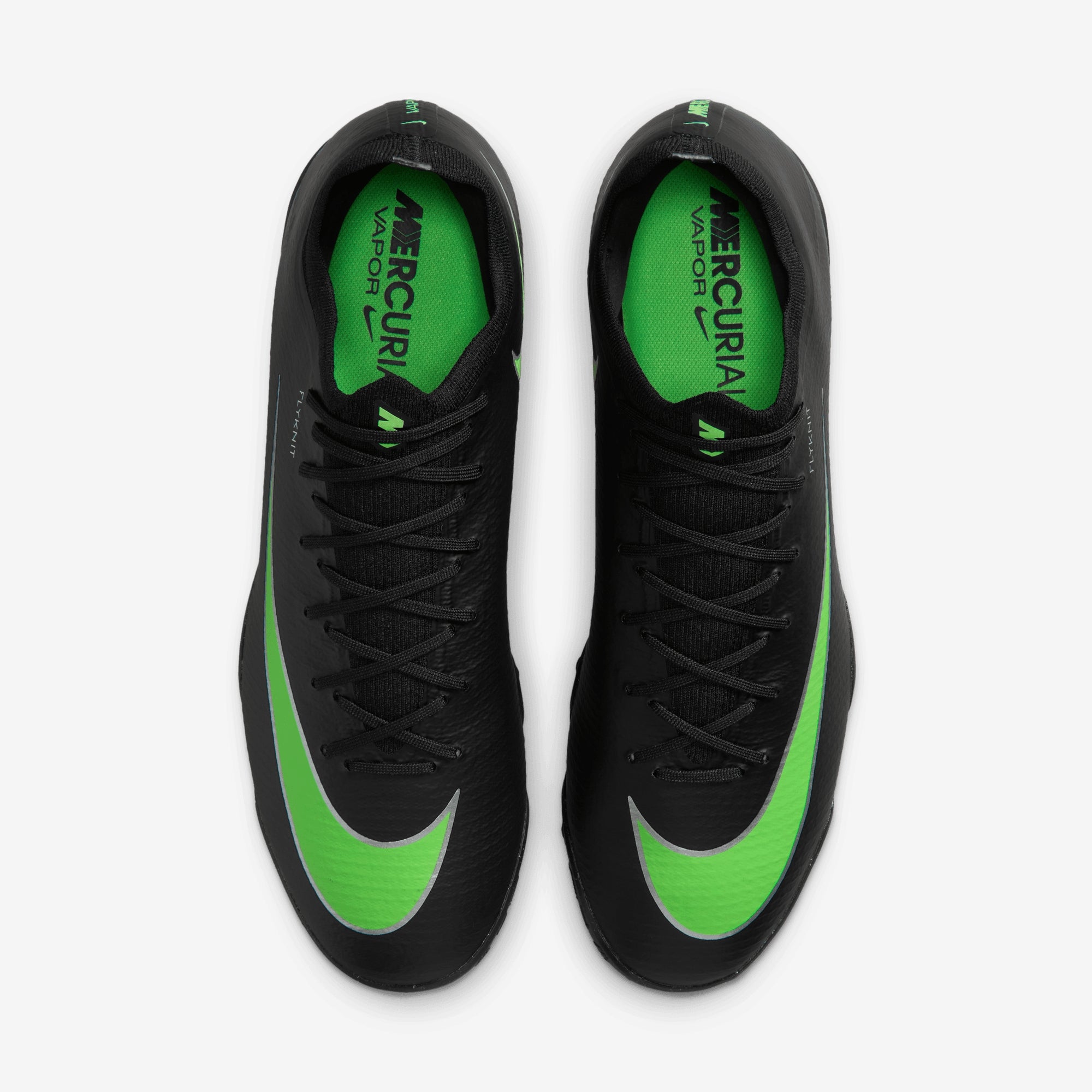 Nike Mercurial Vapor 17 Pro Turf Low-Top Soccer Shoes - Black/Illusion Green-Black