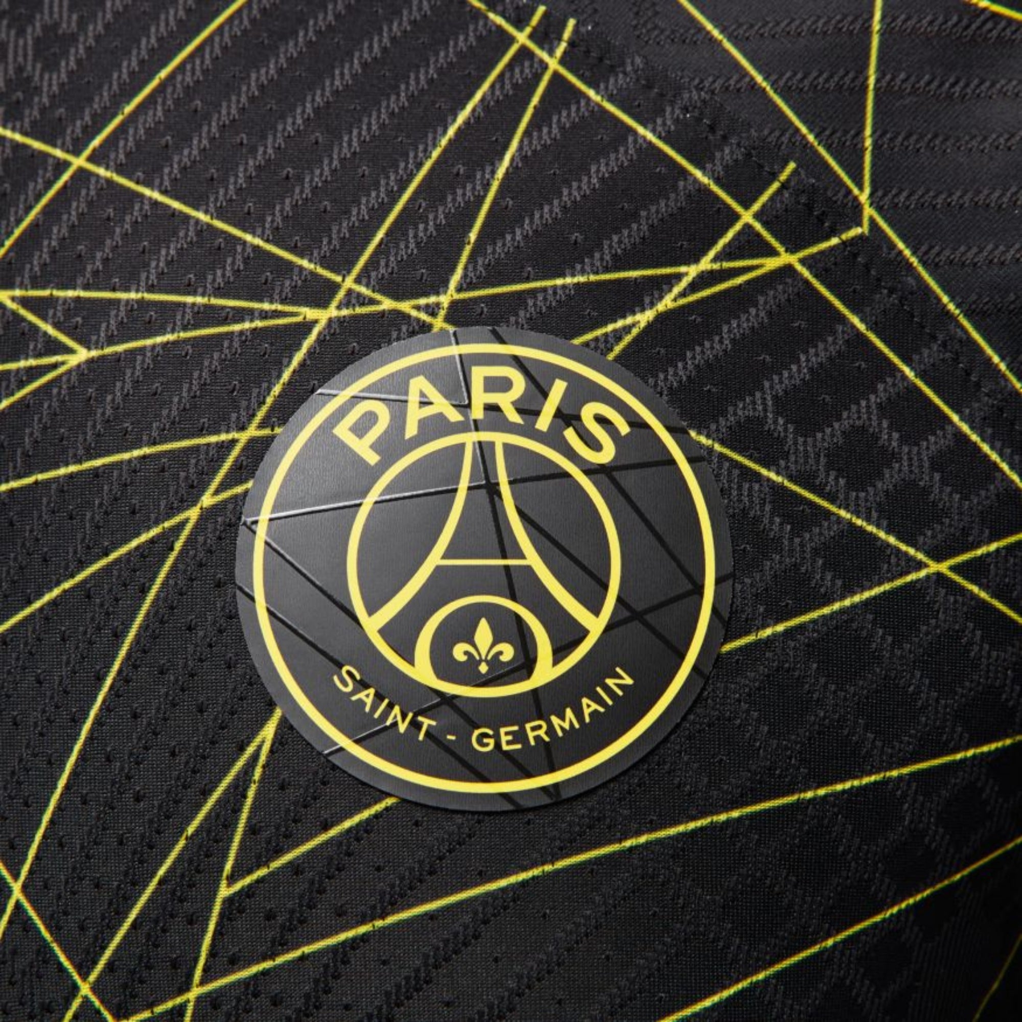 Nike Paris Saint-Germain 2022/23 Match Fourth Men's Dri-FIT ADV Soccer Authentic Jersey - Black/Tour Yellow/Tour Yellow