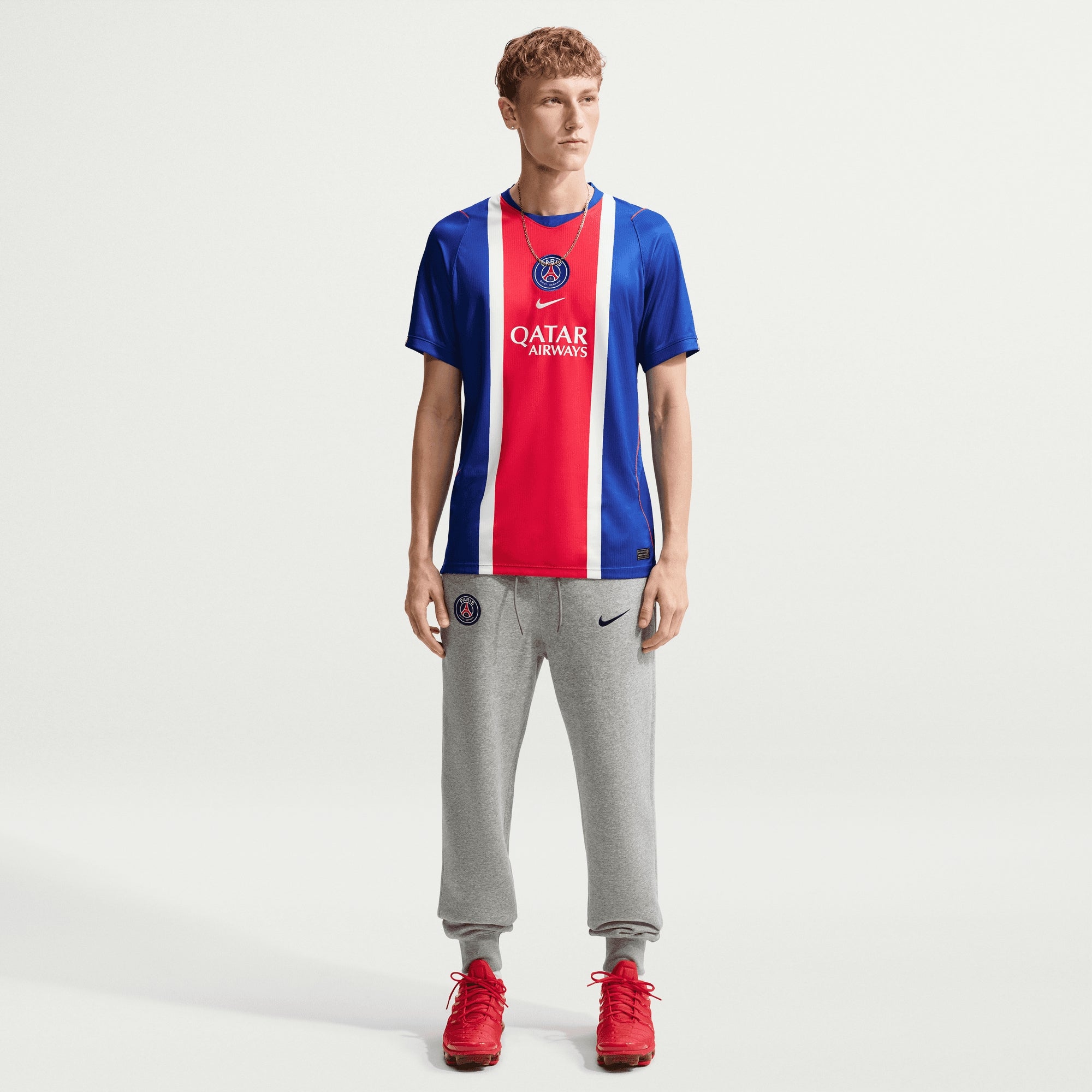 Nike Paris Saint-Germain 2026/27 Stadium Home Men's Dri-FIT Soccer Repica Jersey - Old Royal/White/University Red/White