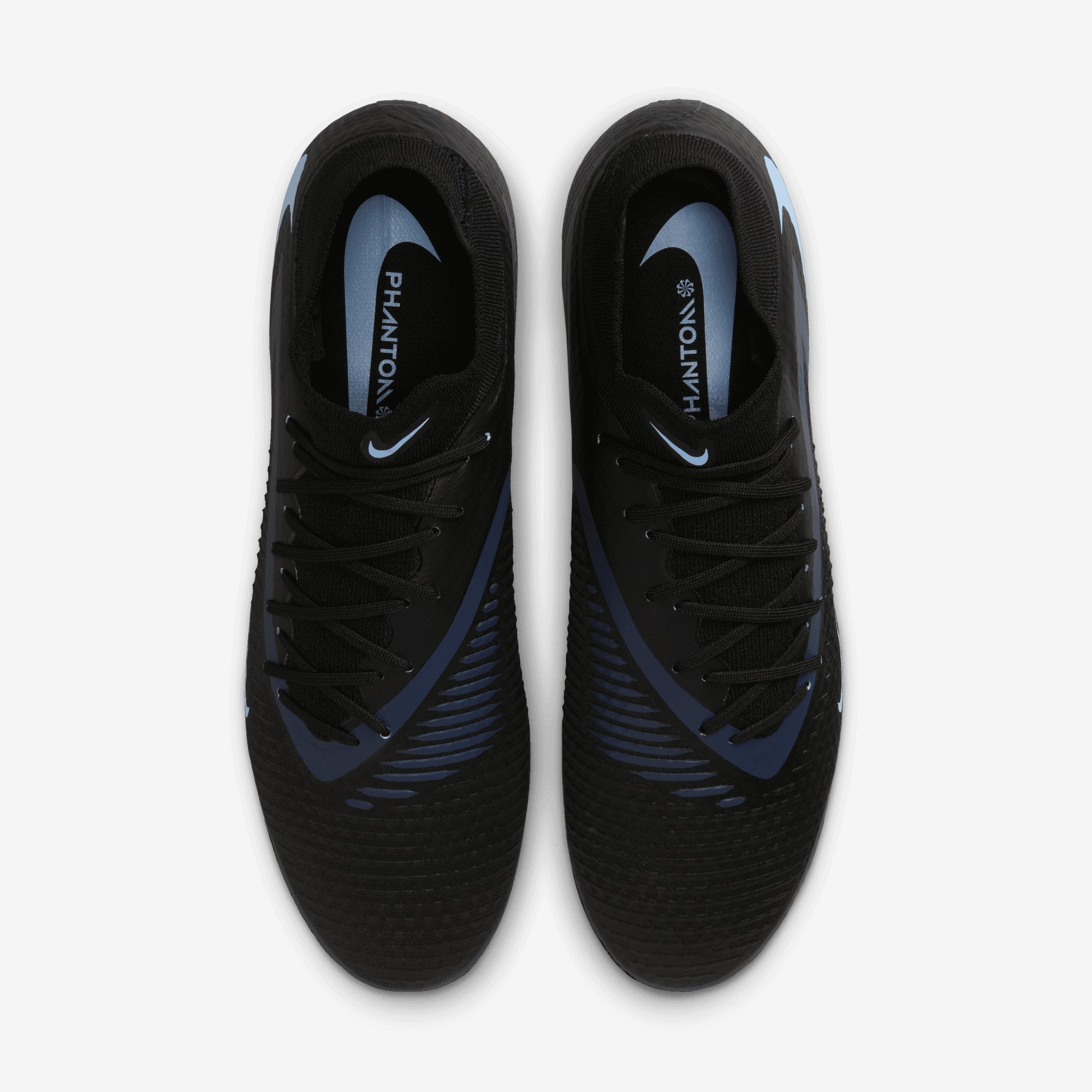 Nike Phantom 6 High Academy Multi-Ground Soccer Cleats - Black/Black