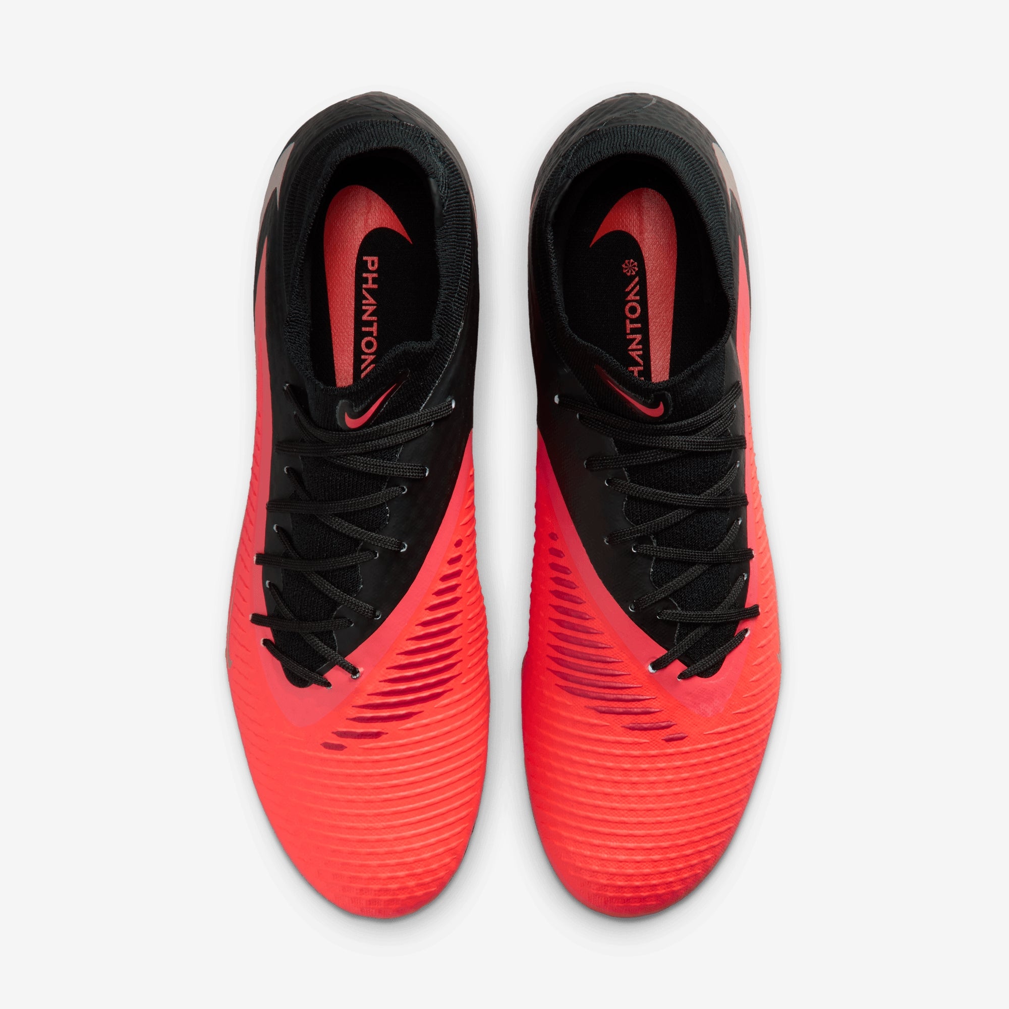 Nike Phantom 6 High Academy Multi-Ground Soccer Cleats - Bright Crimson/Blur-Black