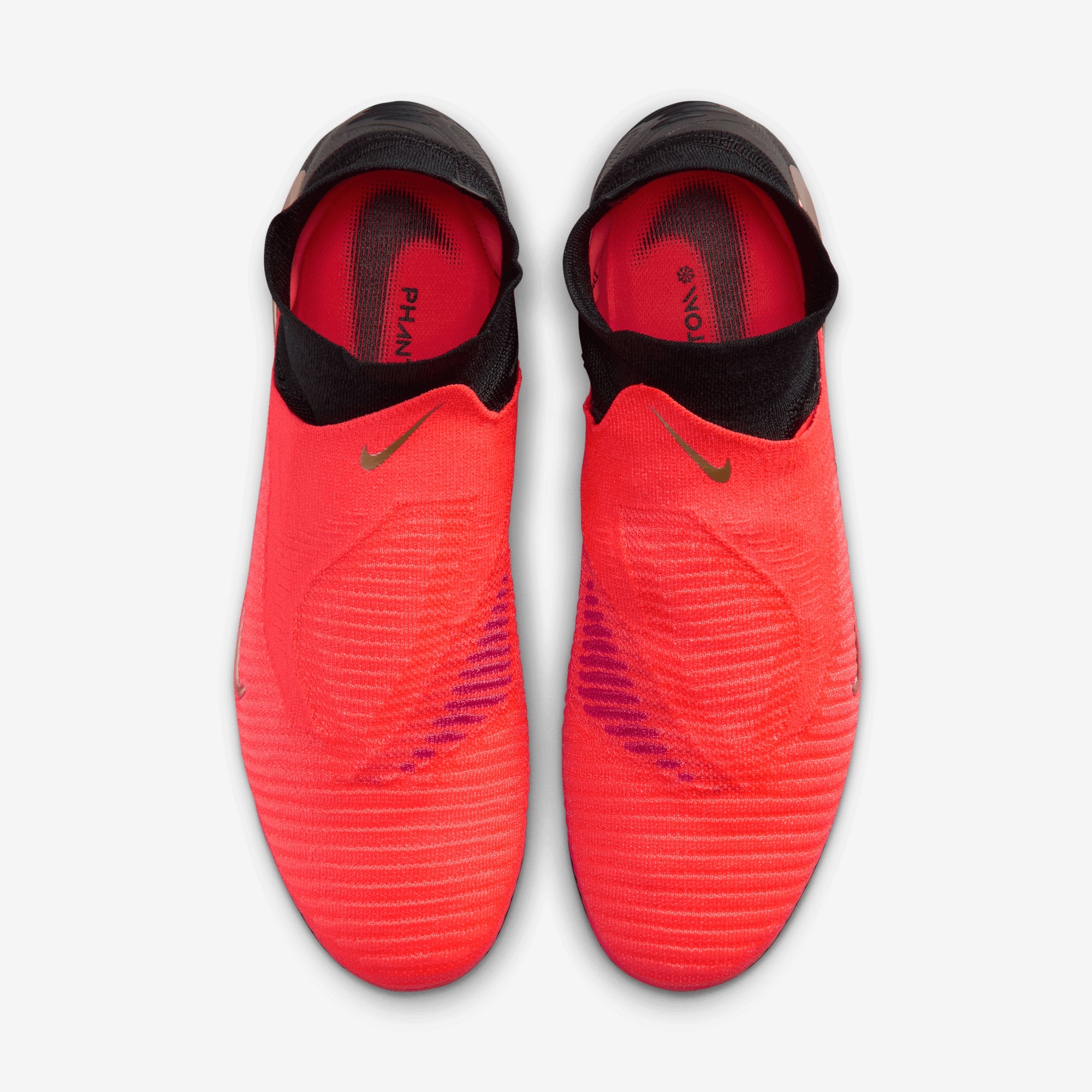 Nike Phantom 6 High Elite Firm-Ground Soccer Cleats - Bright Crimson/Blur-Black