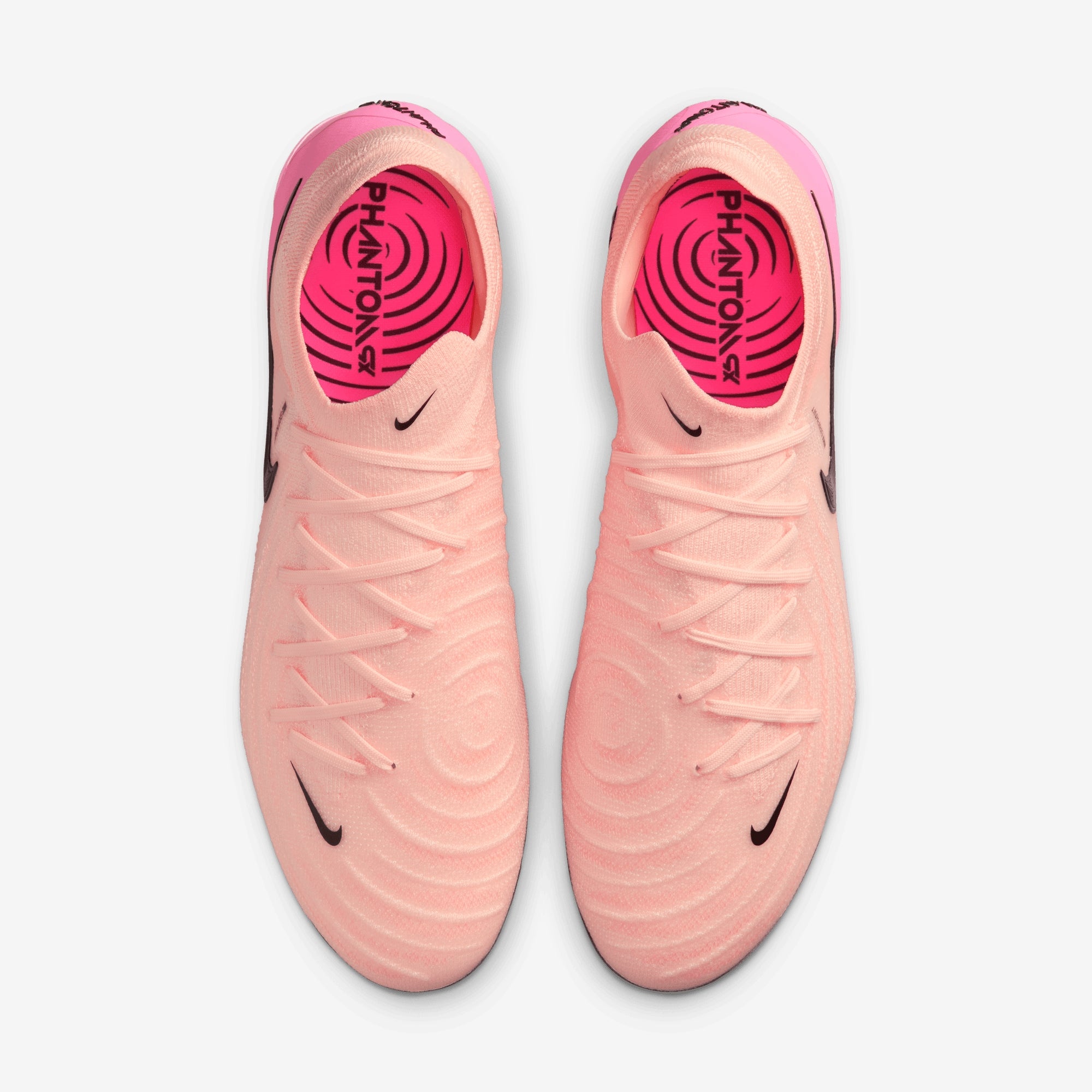 Nike Phantom GX 2 Elite FG Low-Top Soccer Cleats - Crimson Tint/Black-Pink Blast