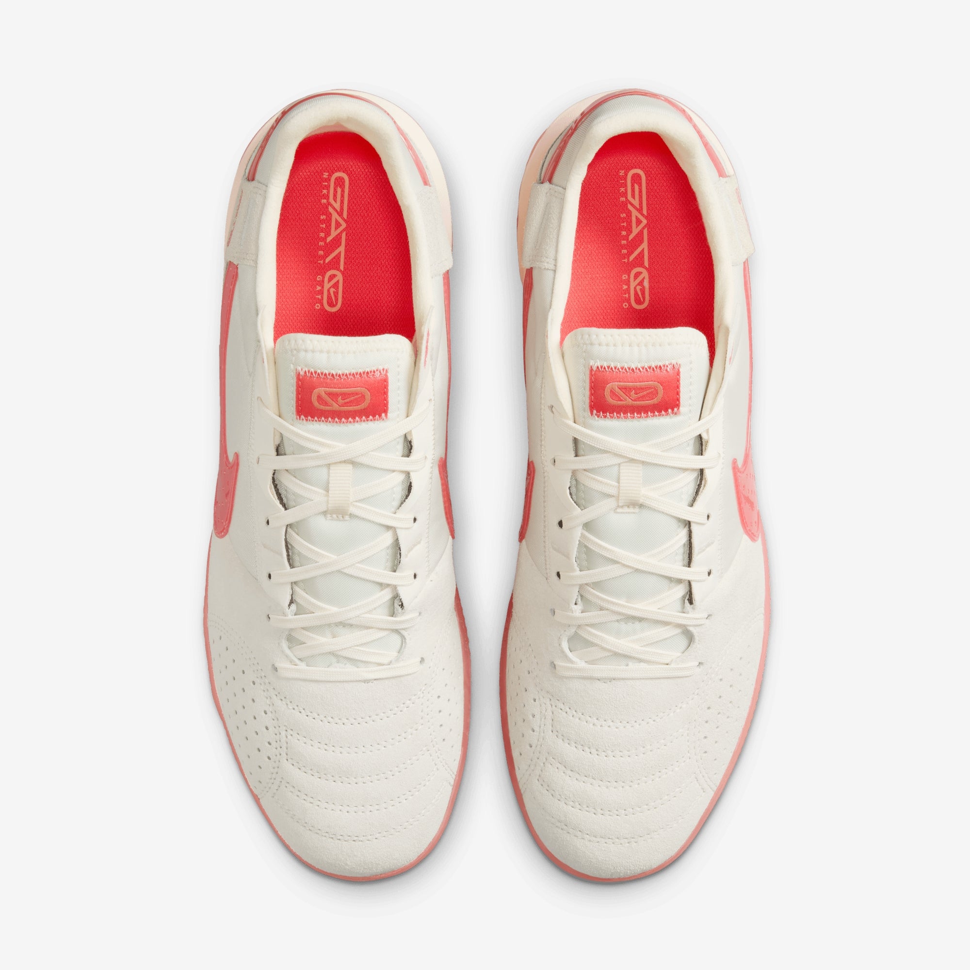Nike Streetgato Low-Top Soccer Shoes - Pale Ivory/Apricot Agate