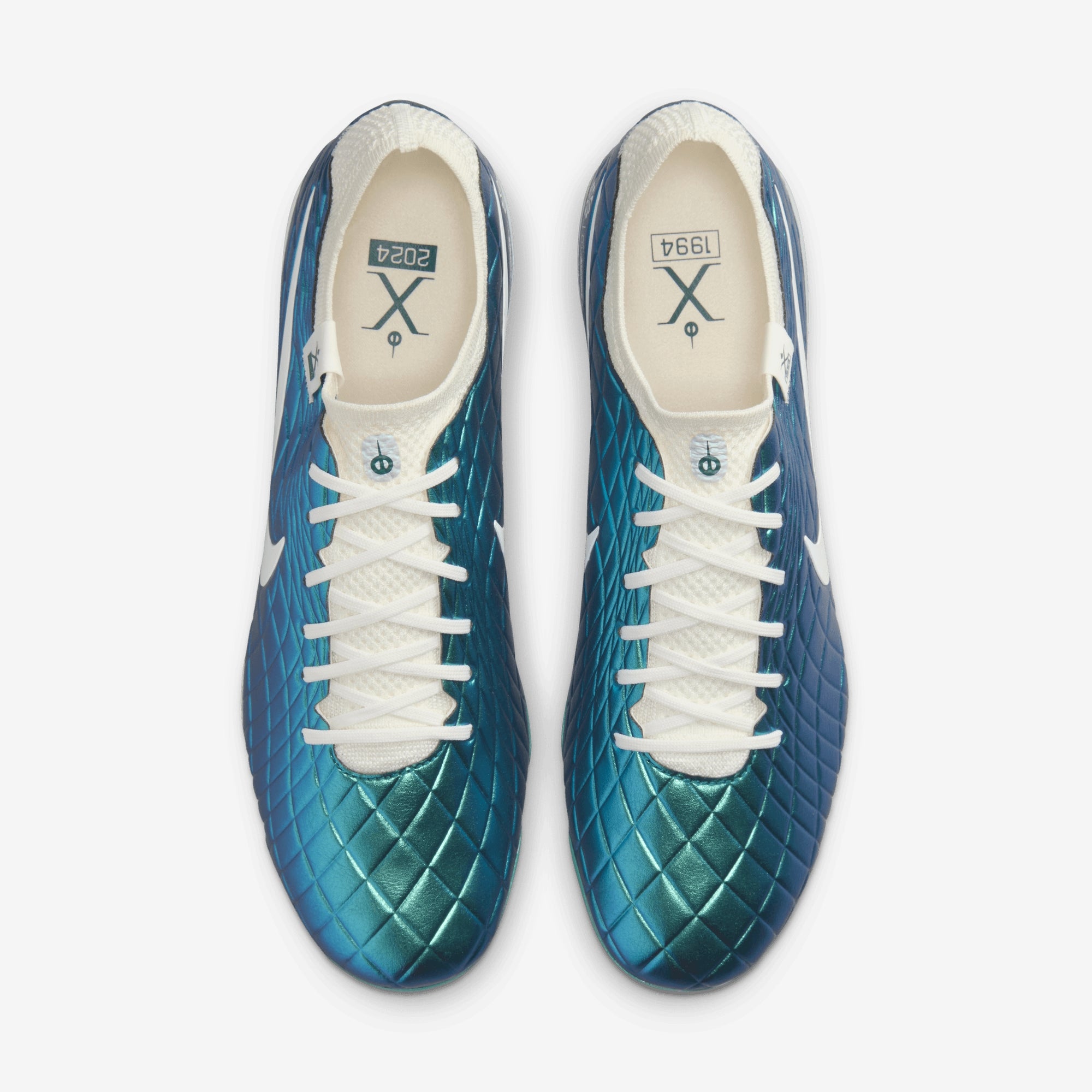 Nike Tiempo Emerald Legend 10 Elite FG Low-Top Soccer Cleats - Dk Atomic Teal/Sail