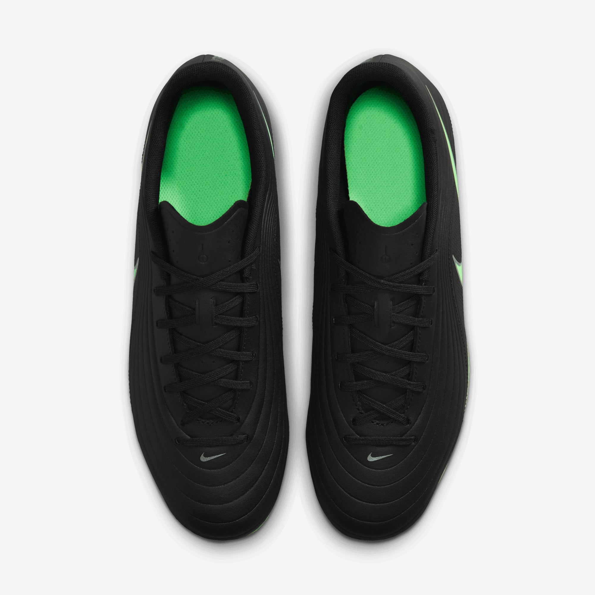 Nike Tiempo Maestro Club Multi-Ground Low-Top Soccer Cleats - Black/Illusion Green-Black