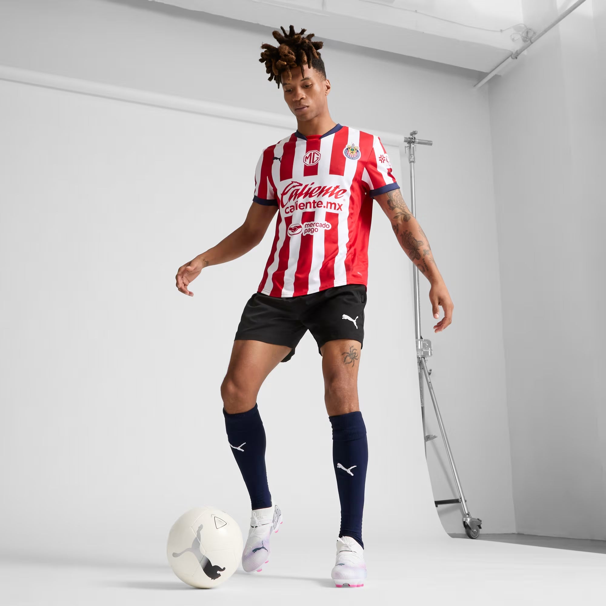 PUMA Chivas 2024/25 Stadium Home Men's dryCELL Soccer Replica Jersey - PUMA Red