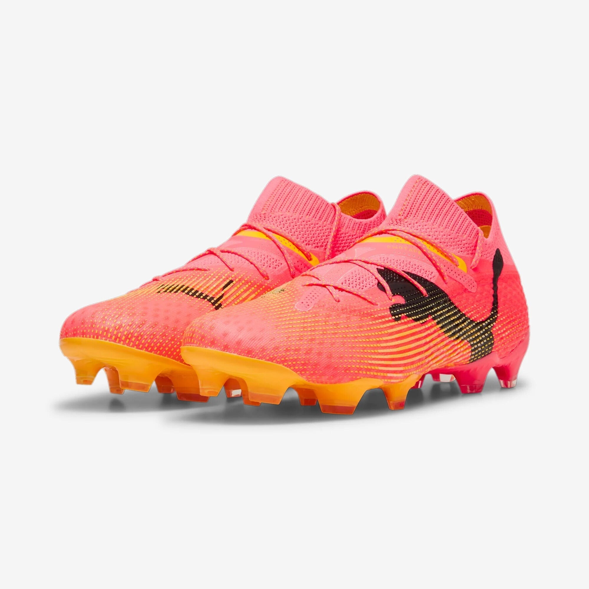 PUMA FUTURE 7 ULTIMATE Firm/Artificial-Ground Low-Top Soccer Cleats - PUMA Black-Sun Stream
