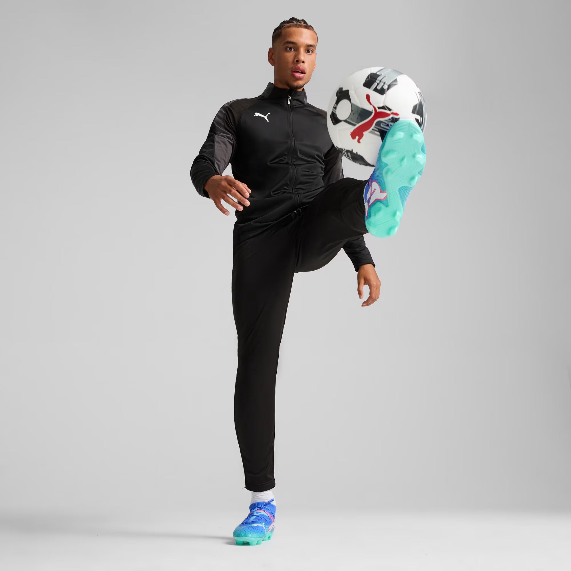 PUMA FUTURE 7 ULTIMATE Firm/Artificial-Ground Low-Top Soccer Cleats - Bluemazing-PUMA White-Electric Peppermint